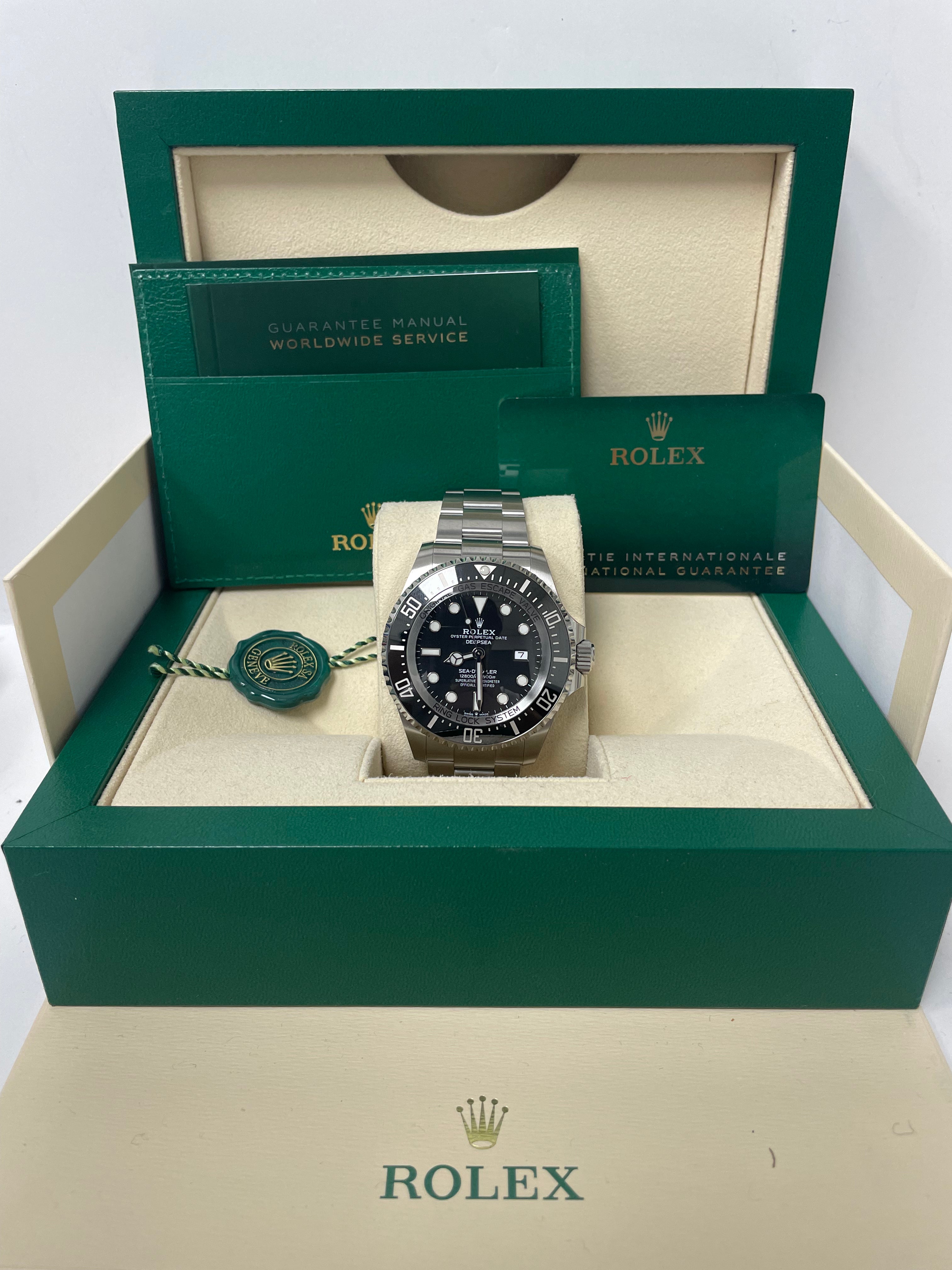 Rolex Sea-Dweller Deepsea 44 Watch - Black Dial (Ref# 126660)