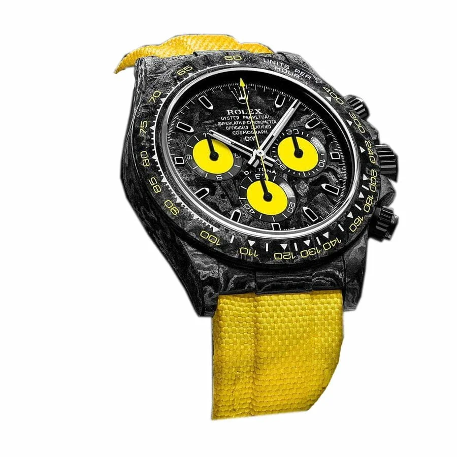 Rolex Daytona DiW NTPT Carbon 46490 Lemon Edition