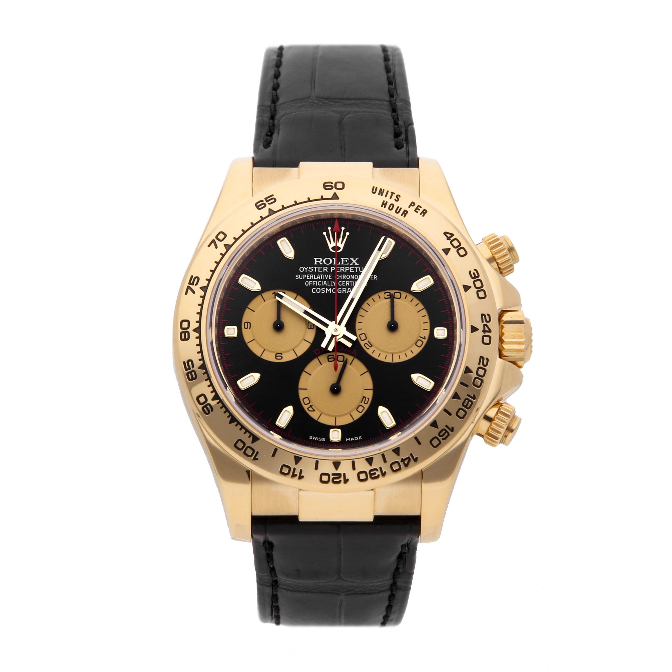 Rolex Super Clone Watch : Daytona Cosmograph 116518 BLK CHP DB