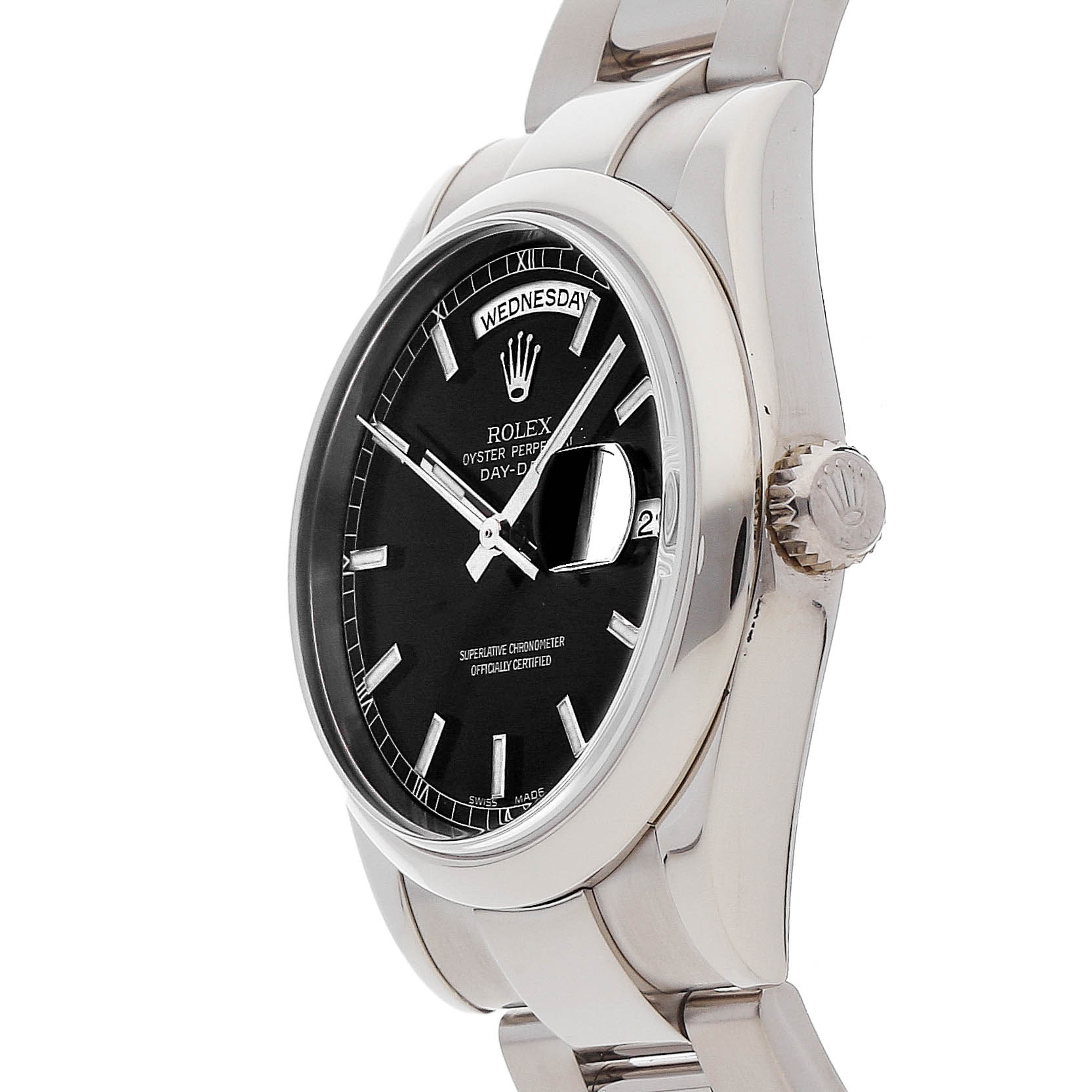 Rolex Super Clone Watch : Day-Date 118209 BLK IX OYS