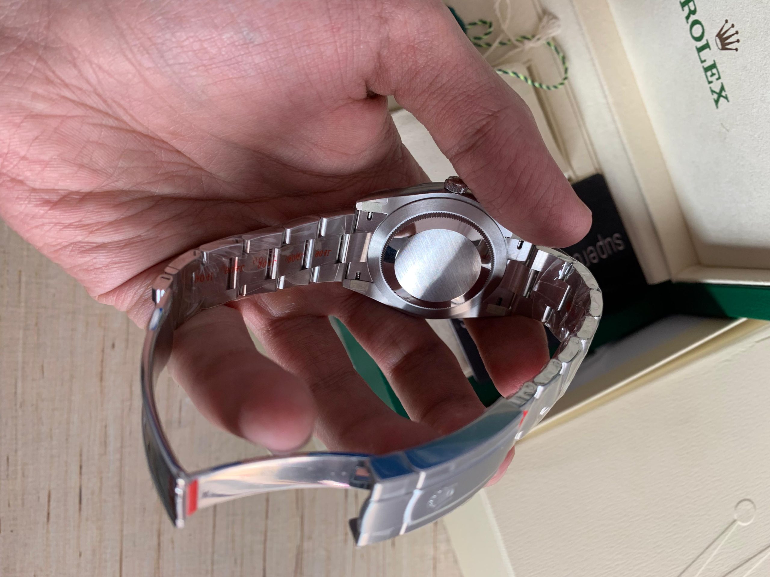 Rolex Oyster Perpetual 41mm Silver Dial 3230 Clone Movement 904L Stainless Steel