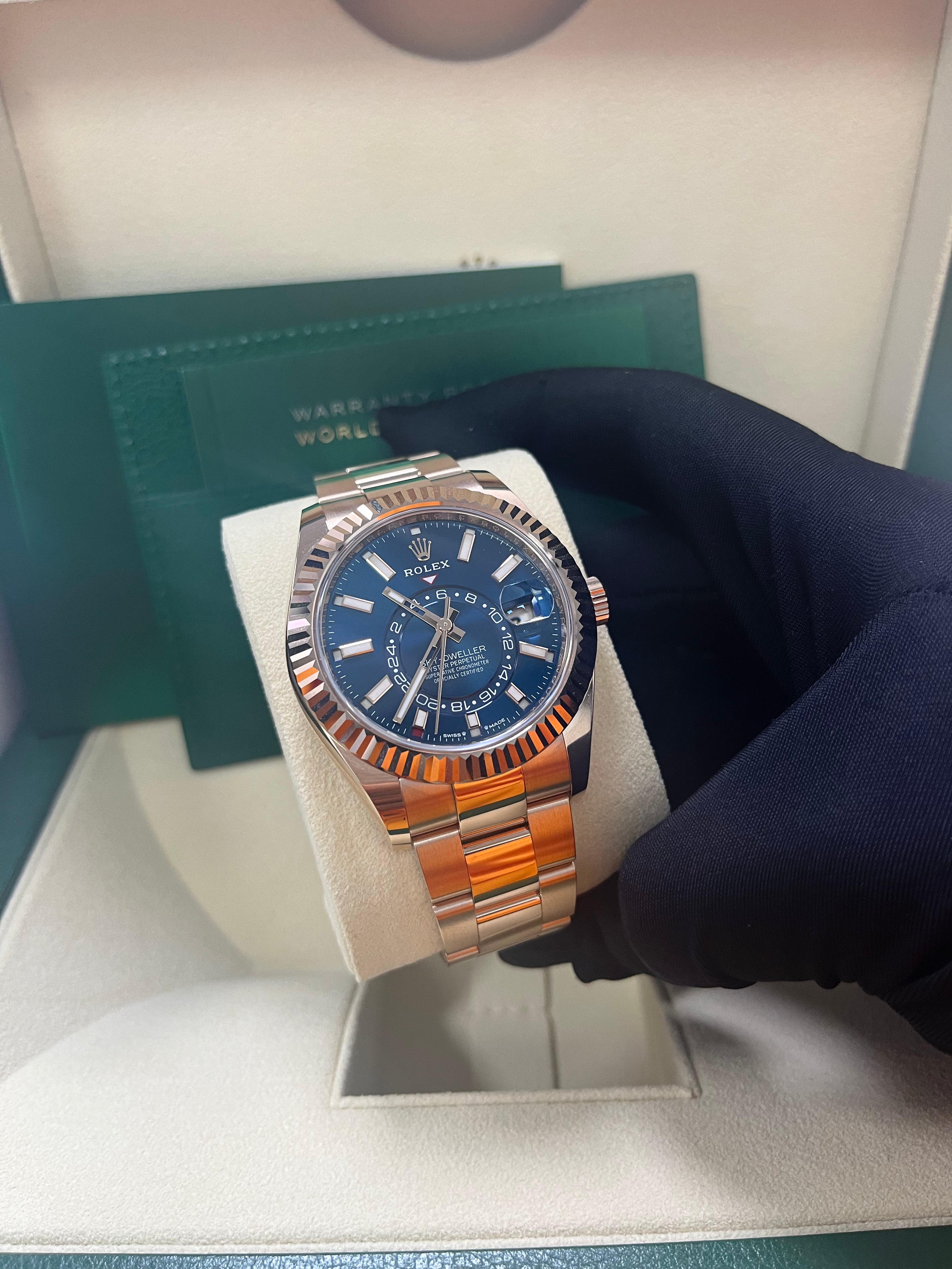 Rolex Sky-Dweller Blue Dial 336935 Rolex Oyster Bracelet New 2023 336935
