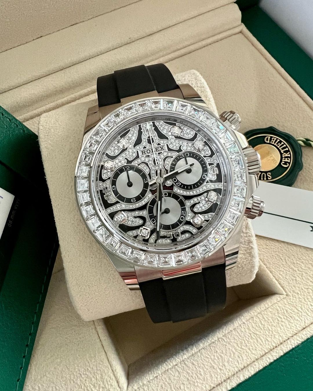 Rolex Daytona 116589TBR Eye of the Tiger White Gold UNWORN