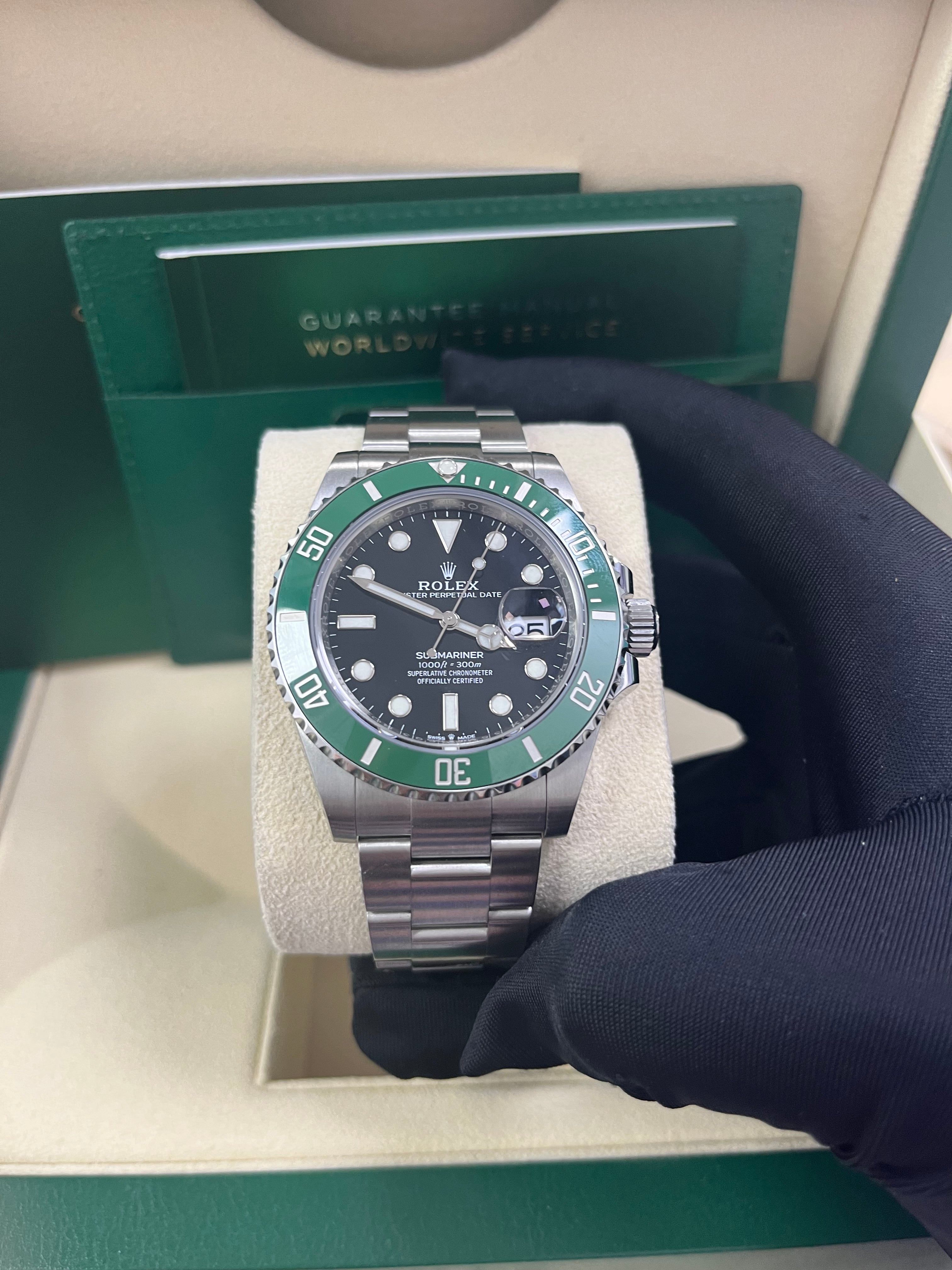 Rolex Submariner Stainless Steel The Starbucks - Kermit Black and Green Bezel (Ref#126610LV)
