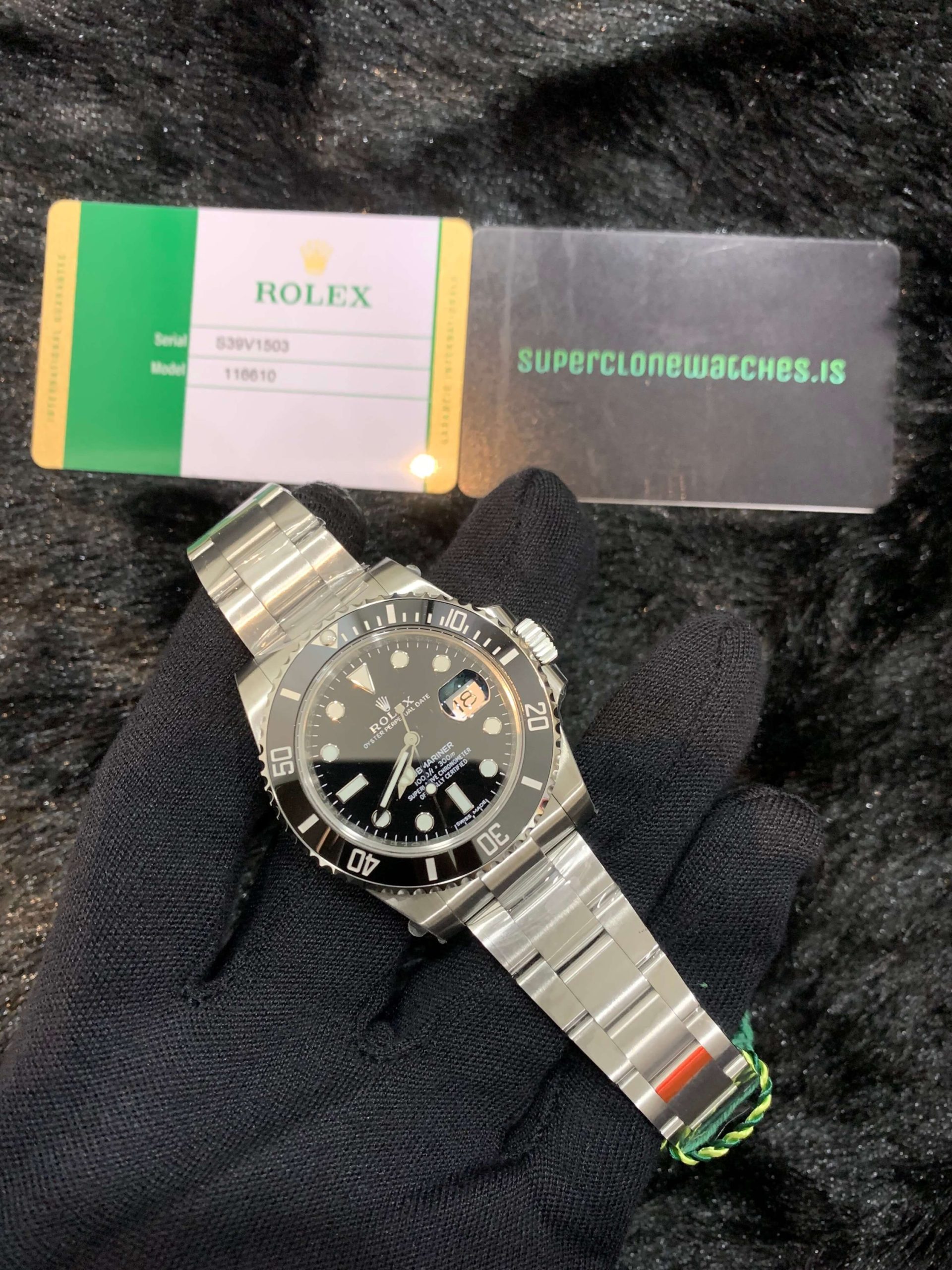 Rolex Submariner 116610 Super Clone Black Face