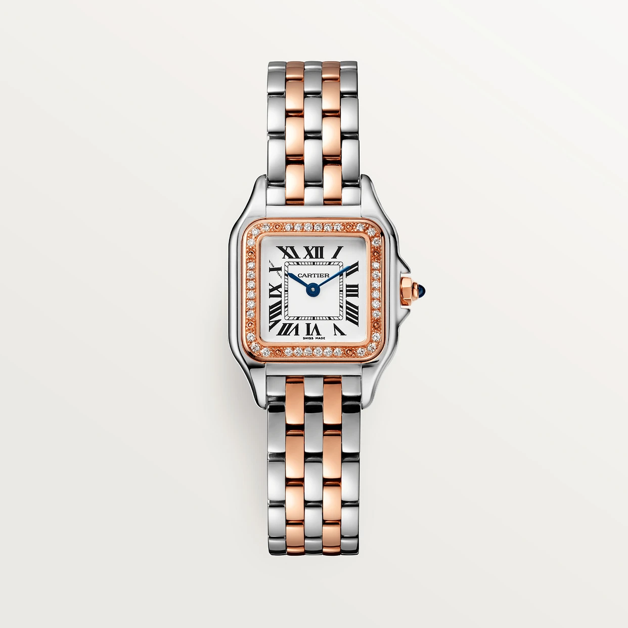 CARTIER PANTHÈRE Rose Gold Mix Diamond 30mm Small Model W3PN0006