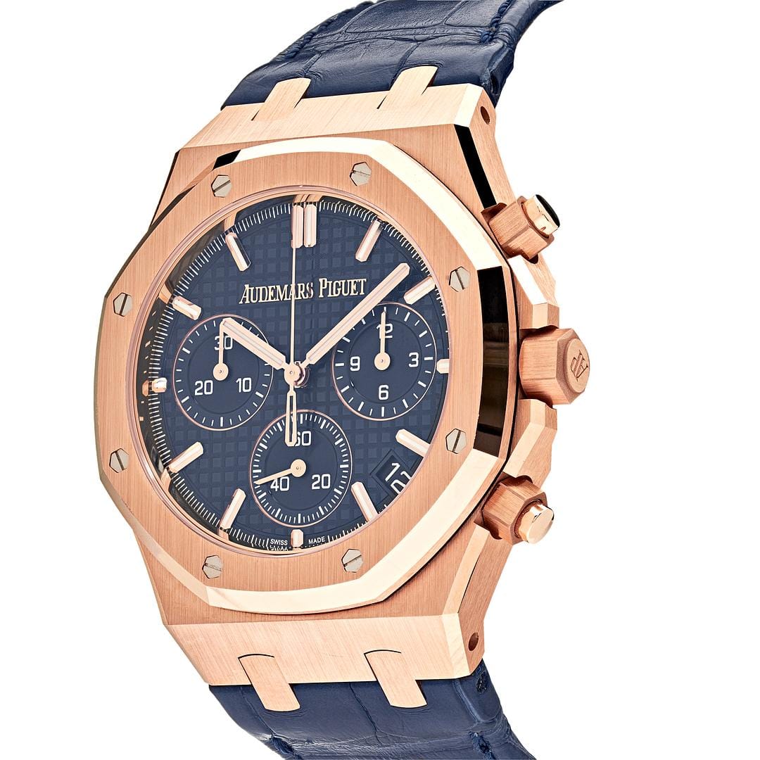 Audemars Piguet Blue Leather 26240OR.OO.D315CR.01 Replica