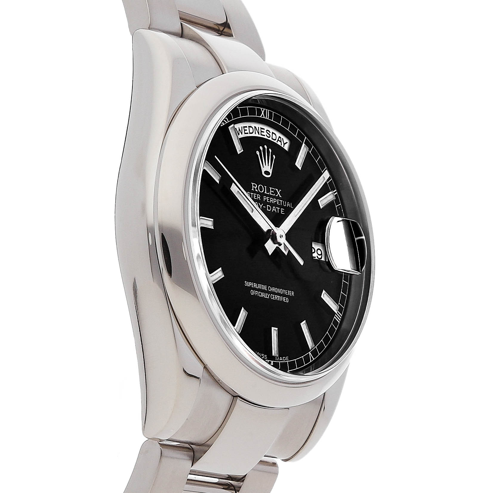 Rolex Super Clone Watch : Day-Date 118209 BLK IX OYS