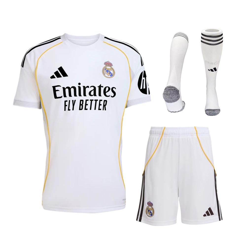 Real Madrid Home Kids Suit & Socks 25/26