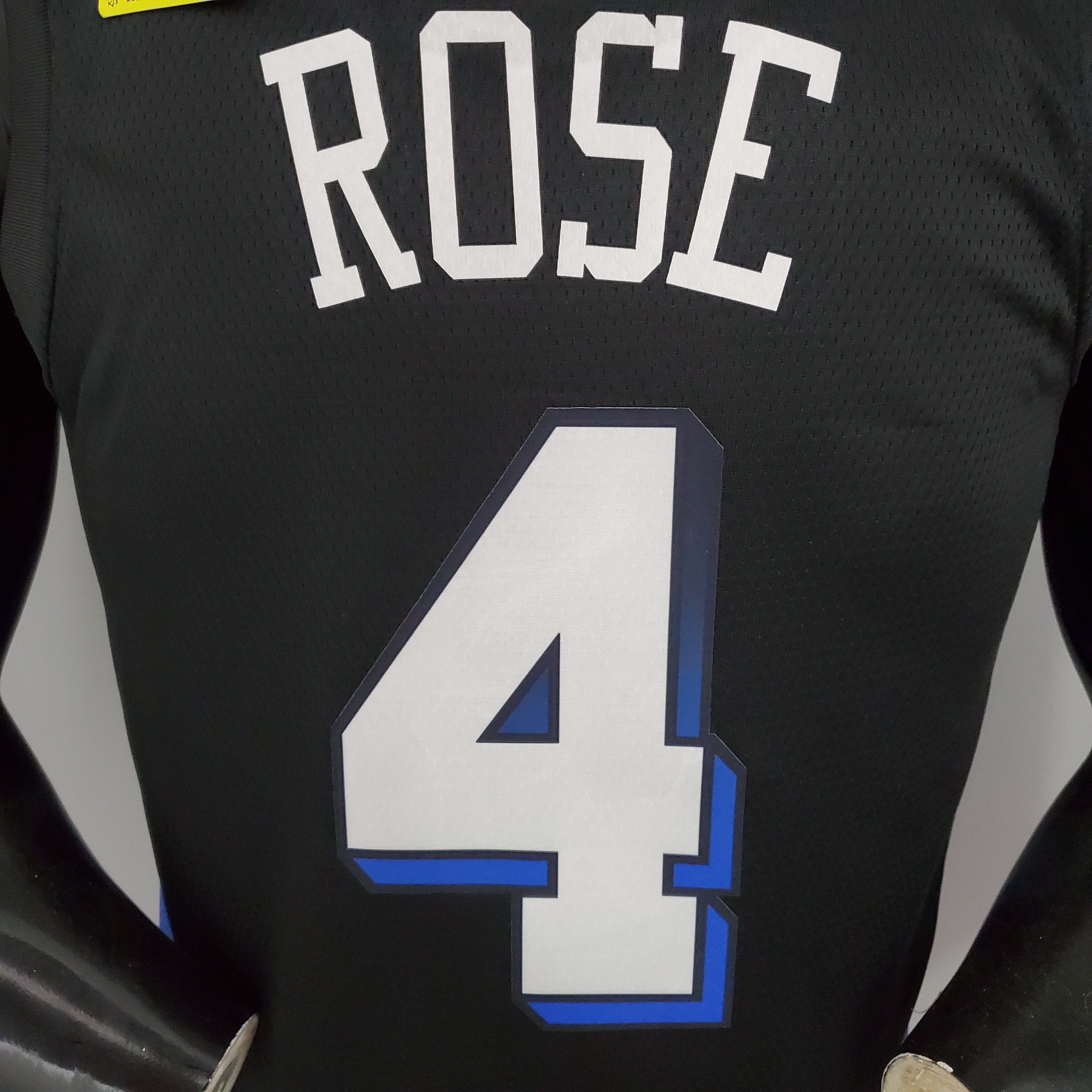 Derrick Rose New York Knicks City Edition Swingman Jersey Black