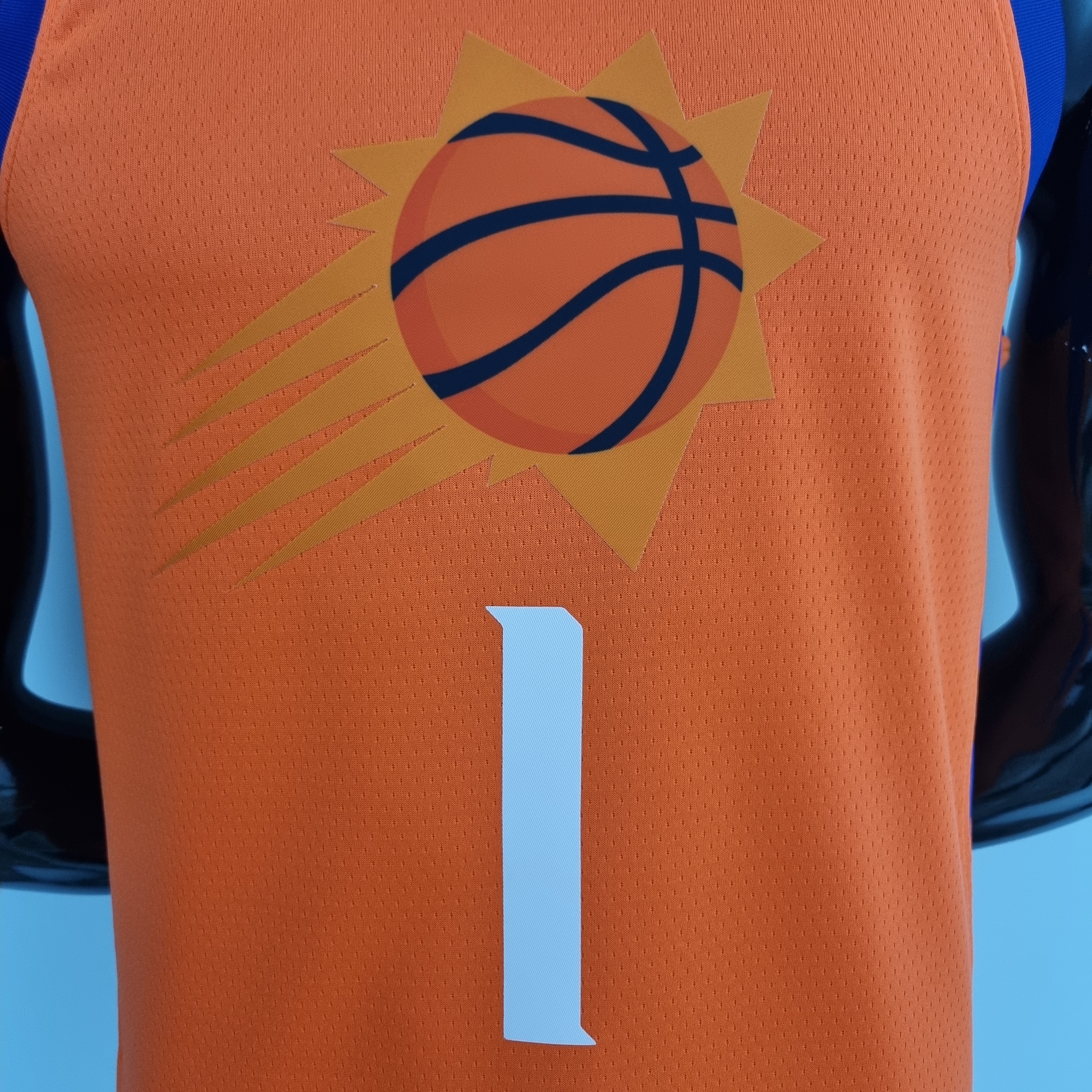 Devin Booker Phoenix Suns 75th Anniversary Swingman Jersey Orange