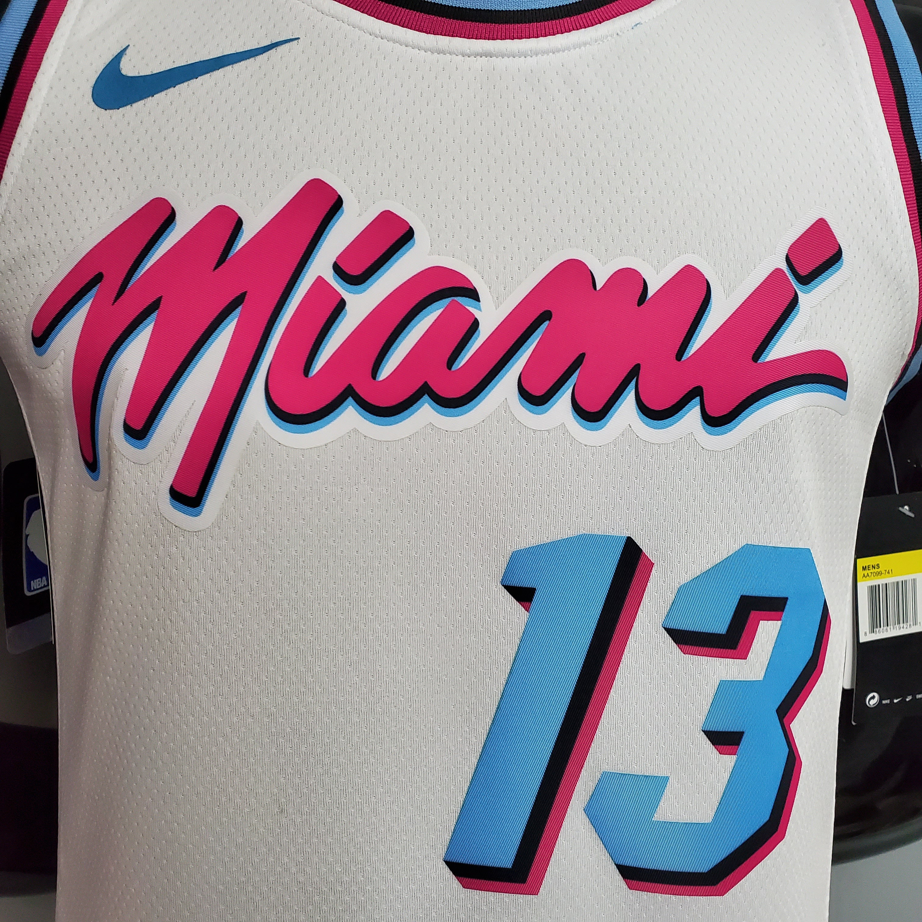 Bam Adebayo Miami Heat Swingman Jersey White