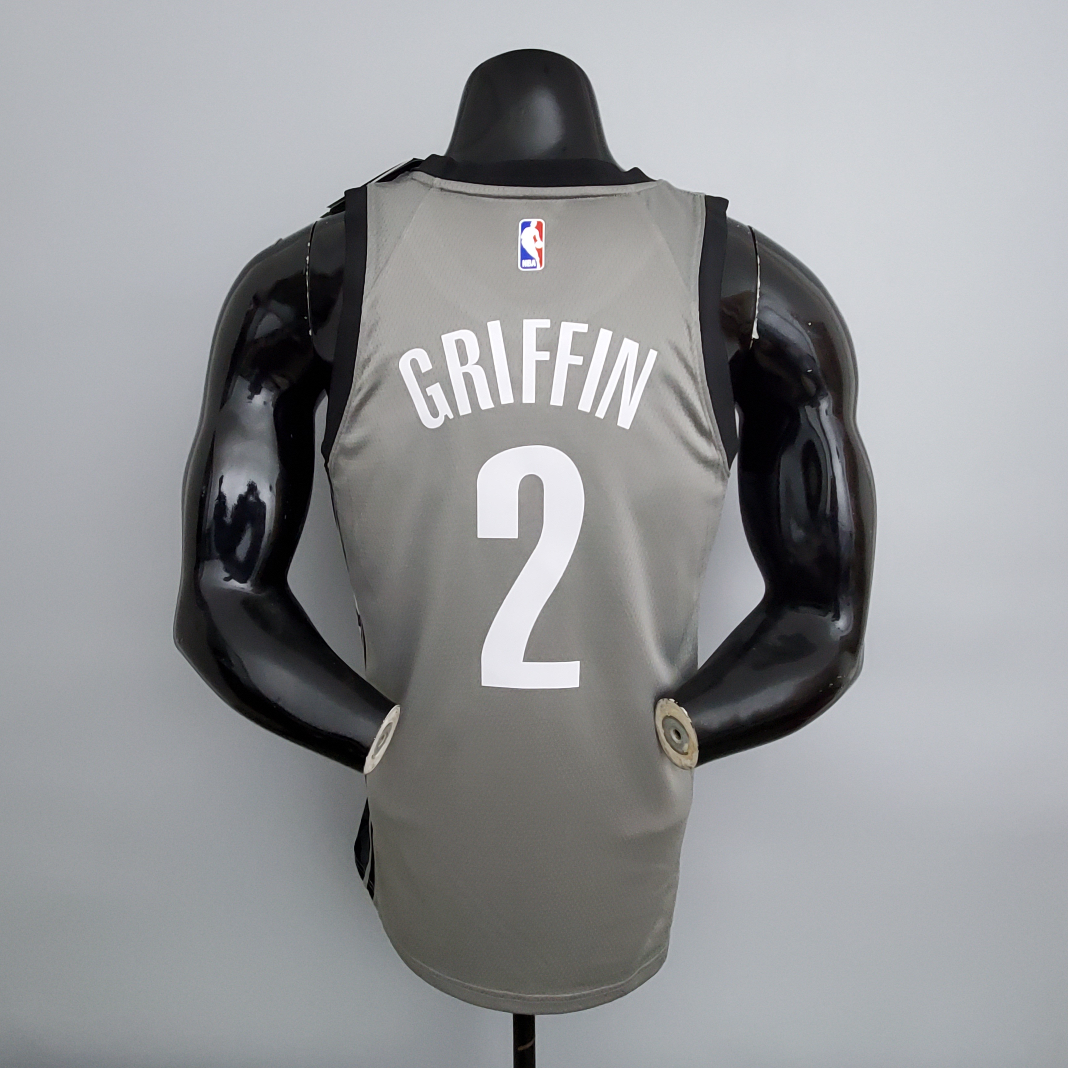 Blake Griffin Brooklyn Nets Flying Man Swingman Jersey Gray