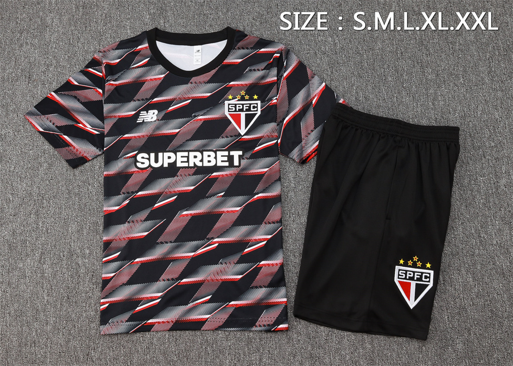 Sao paulo Training Short Sleeve Suit 24/25