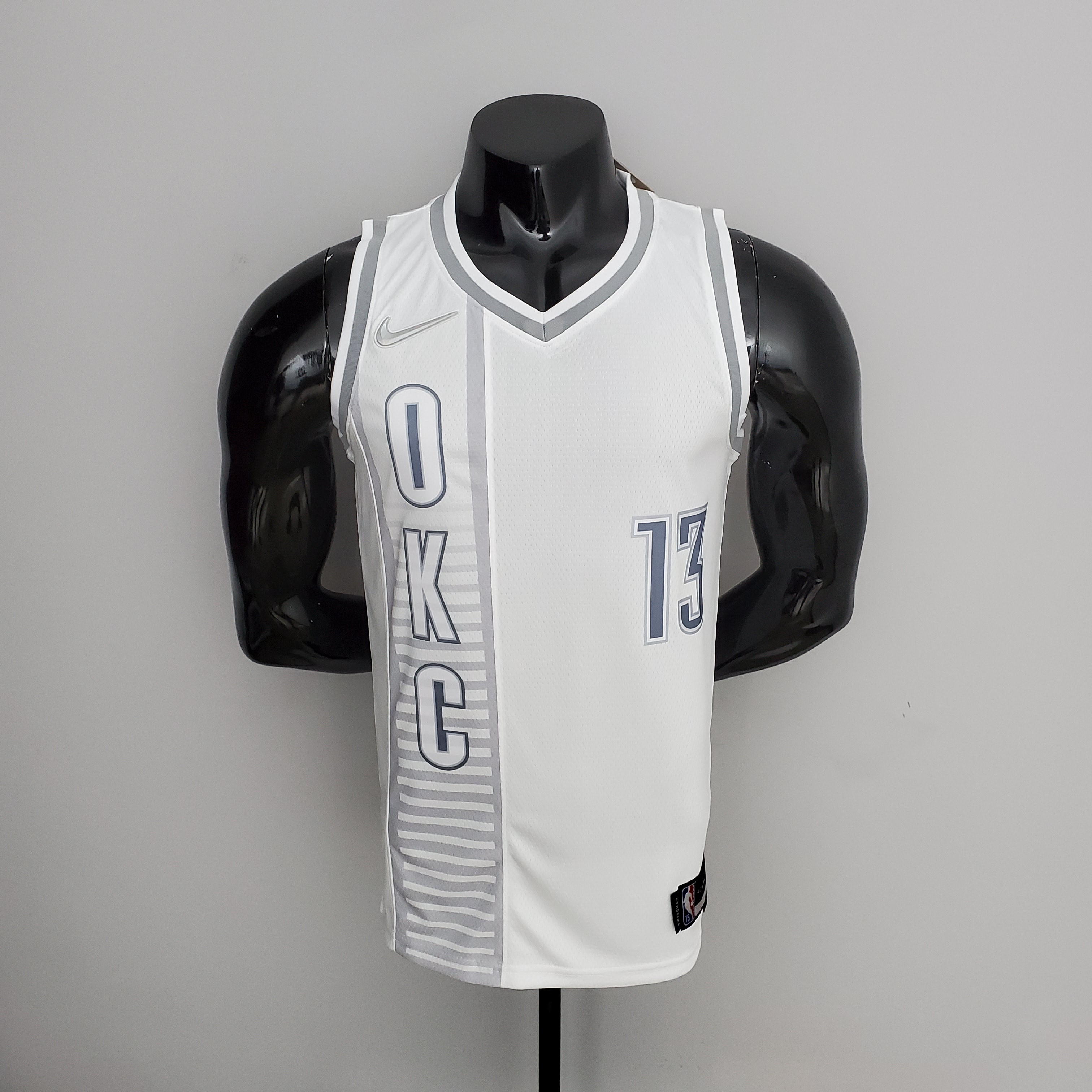 Paul George Oklahoma City Thunder 75th Anniversary 2022 City Edition Swingman Jersey White