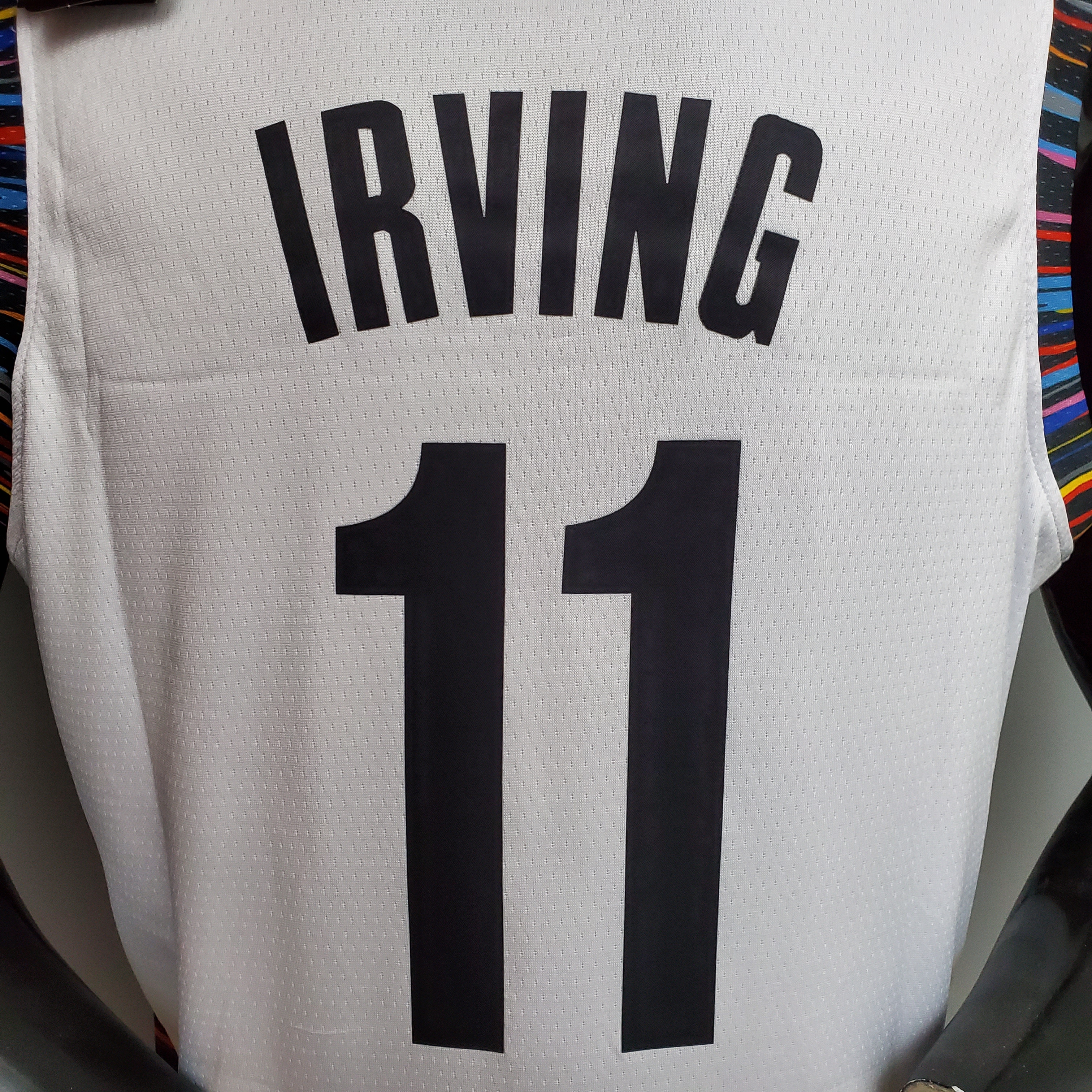 Kyrie Irving Brooklyn Nets City Version Swingman Jersey White