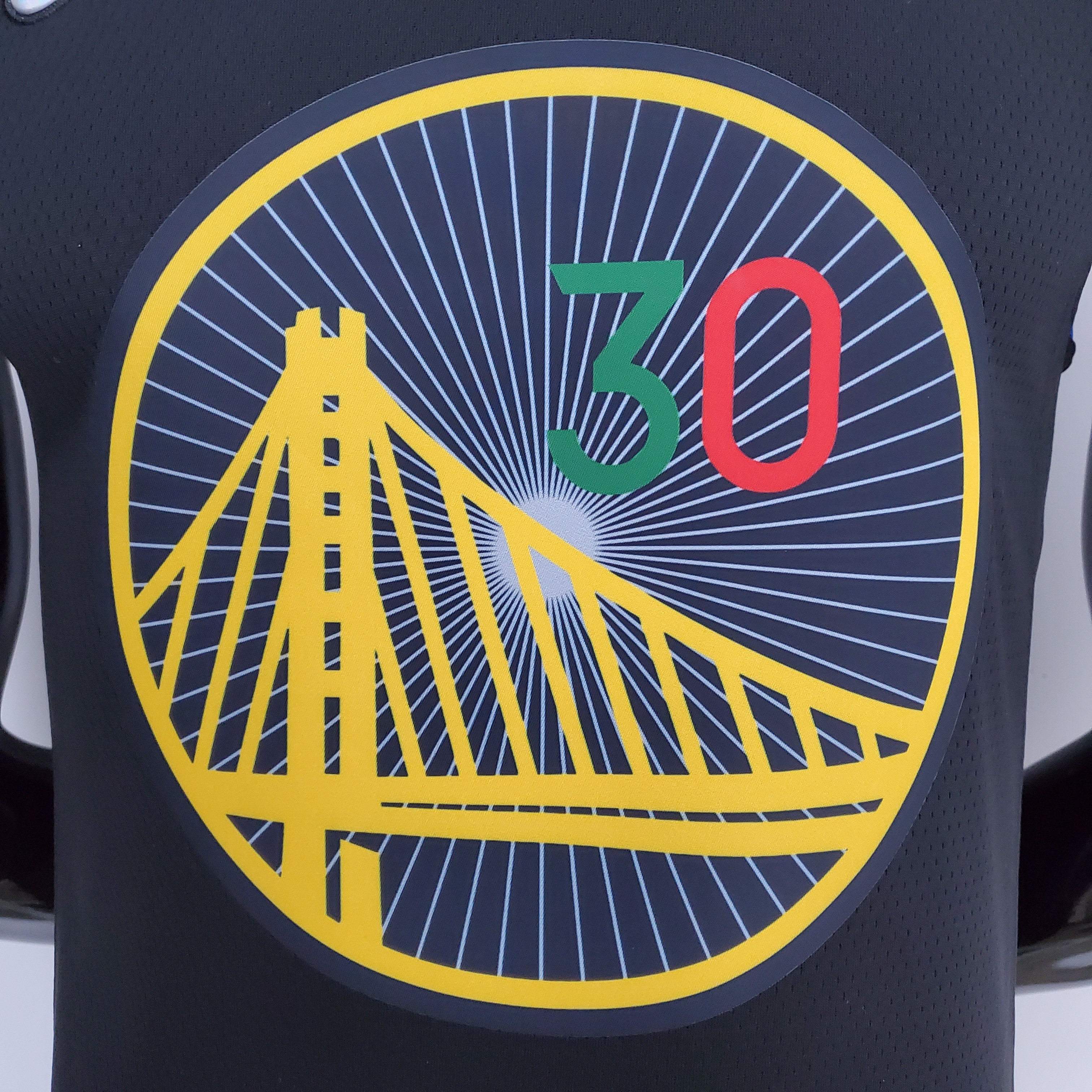 Stephen Curry Golden State Warriors 75th Anniversary Swingman Jersey Mexico Edition Black