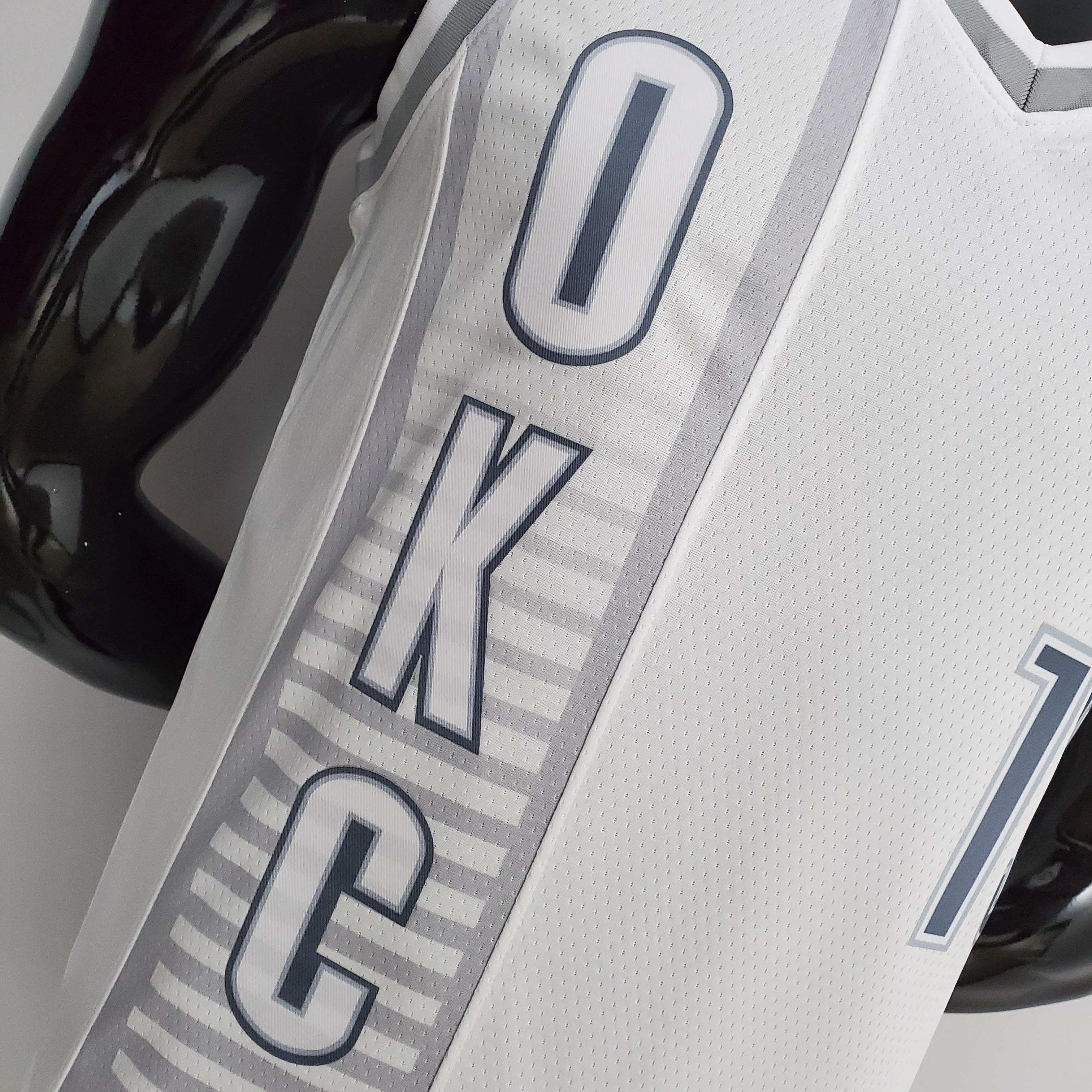 Paul George Oklahoma City Thunder 75th Anniversary 2022 City Edition Swingman Jersey White