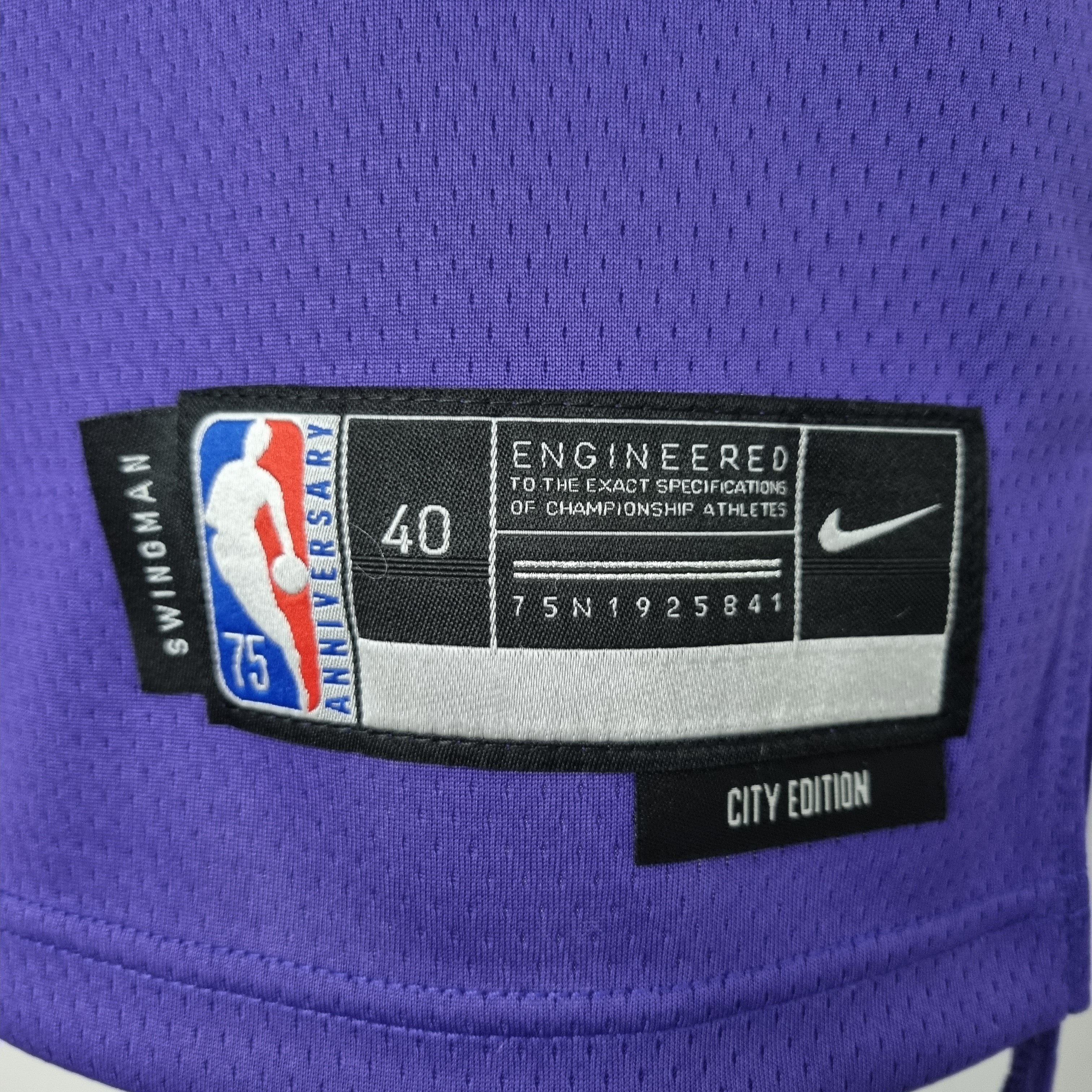 Steve Nash Phoenix Suns 75th Anniversary Swingman Jersey Purple