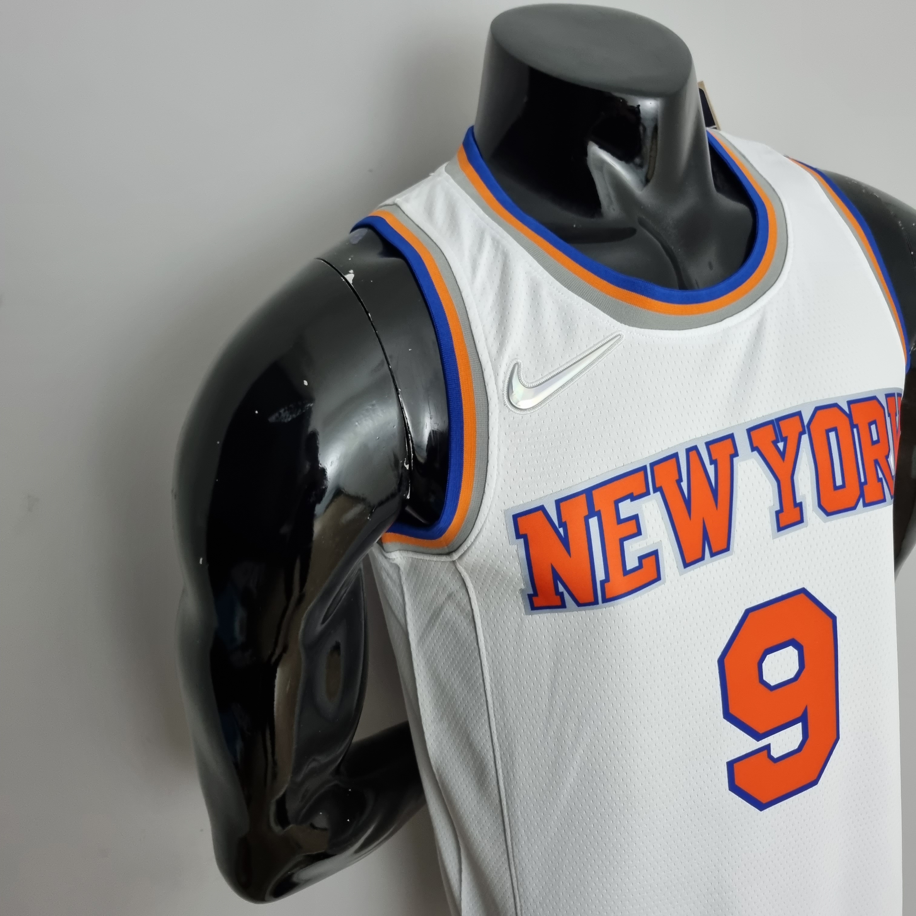 RJ Barrett New York Knicks 75th Anniversary Swingman Jersey White