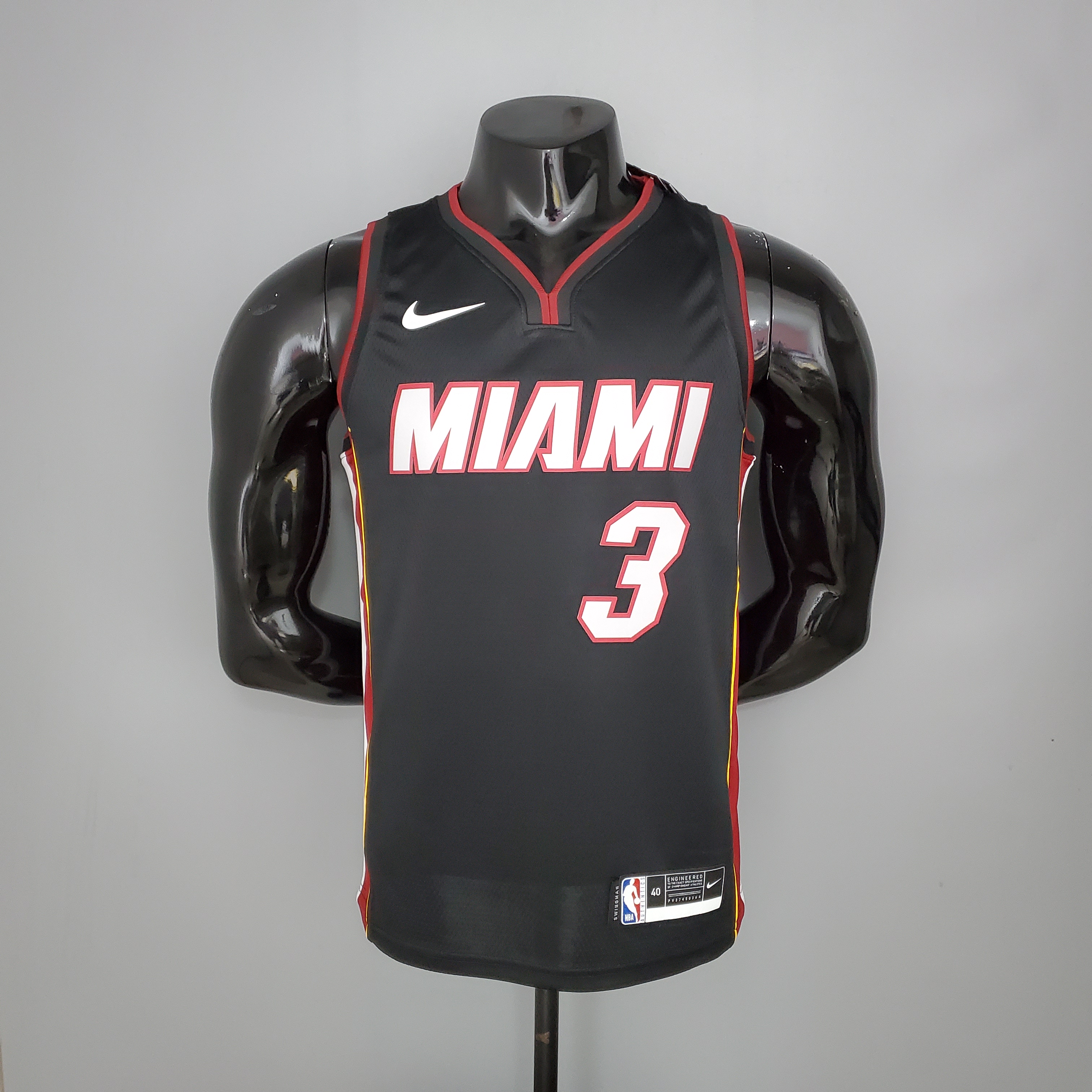 Dwyane Wade Miami Heat Swingman Jersey Black