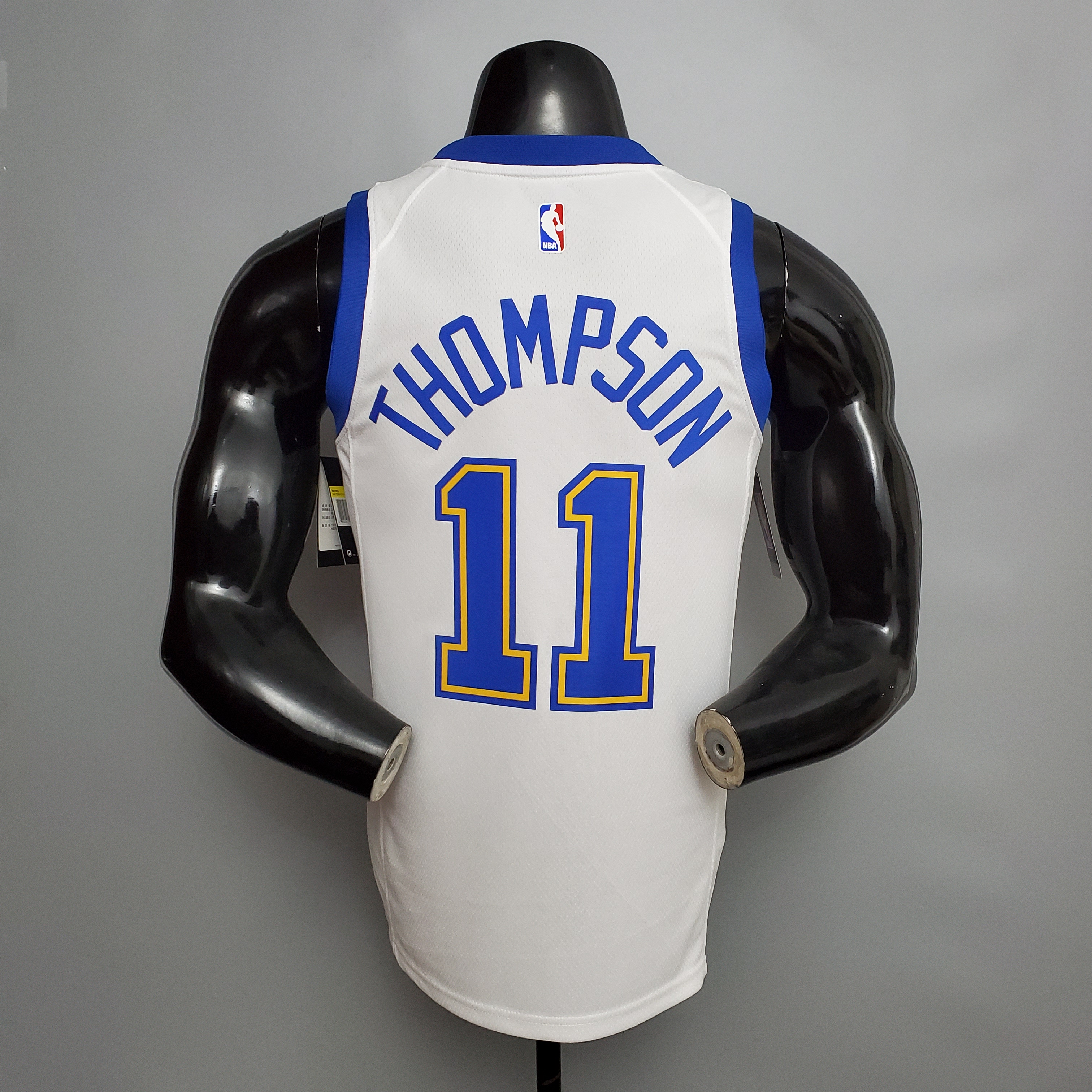 Klay Thompson Golden State Warriors Retro Version Swingman Jersey White