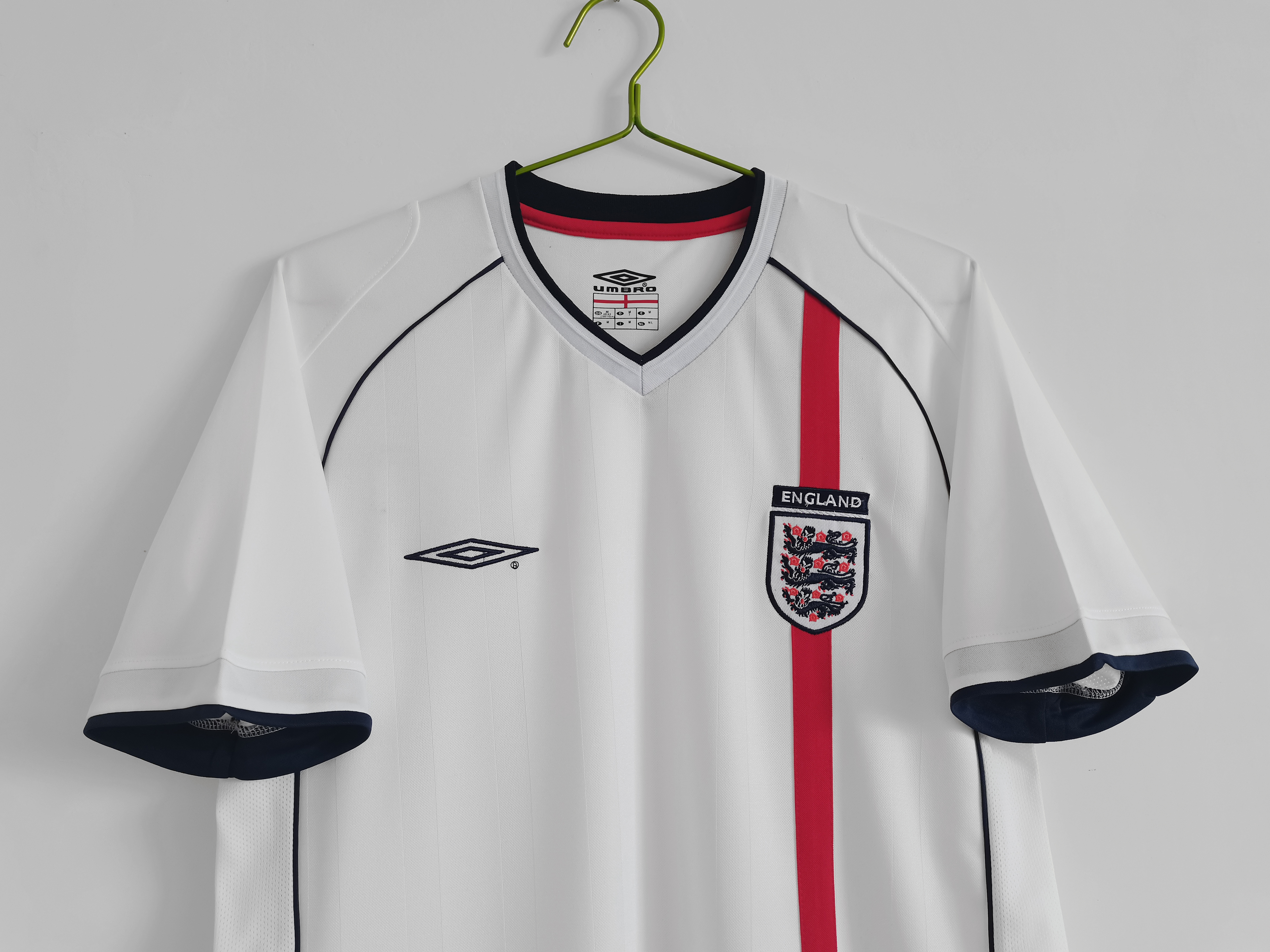 England Retro Home Jersey 2001/03