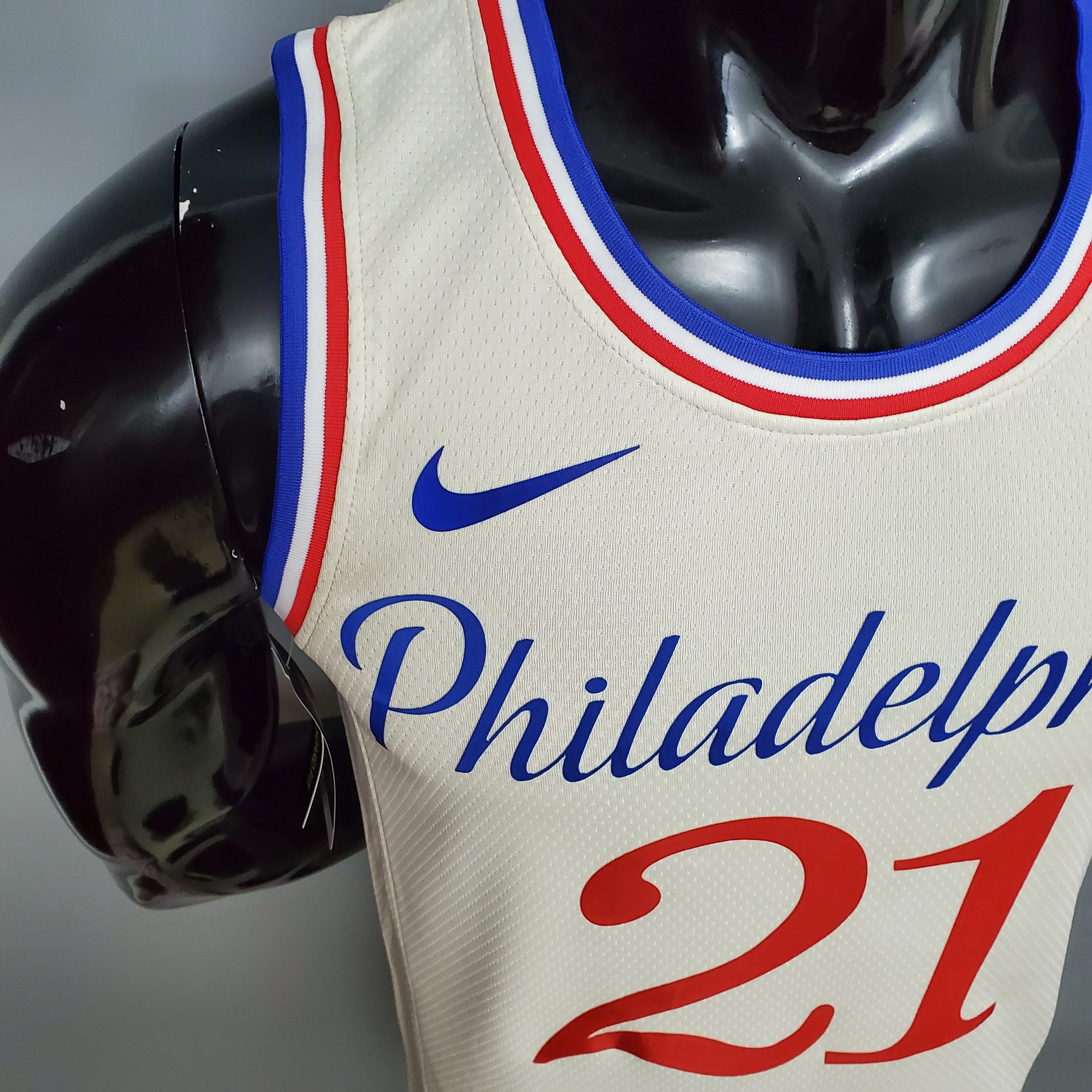 Joel Embiid Philadelphia 76ers City Limited Edition Swingman Jersey Beige