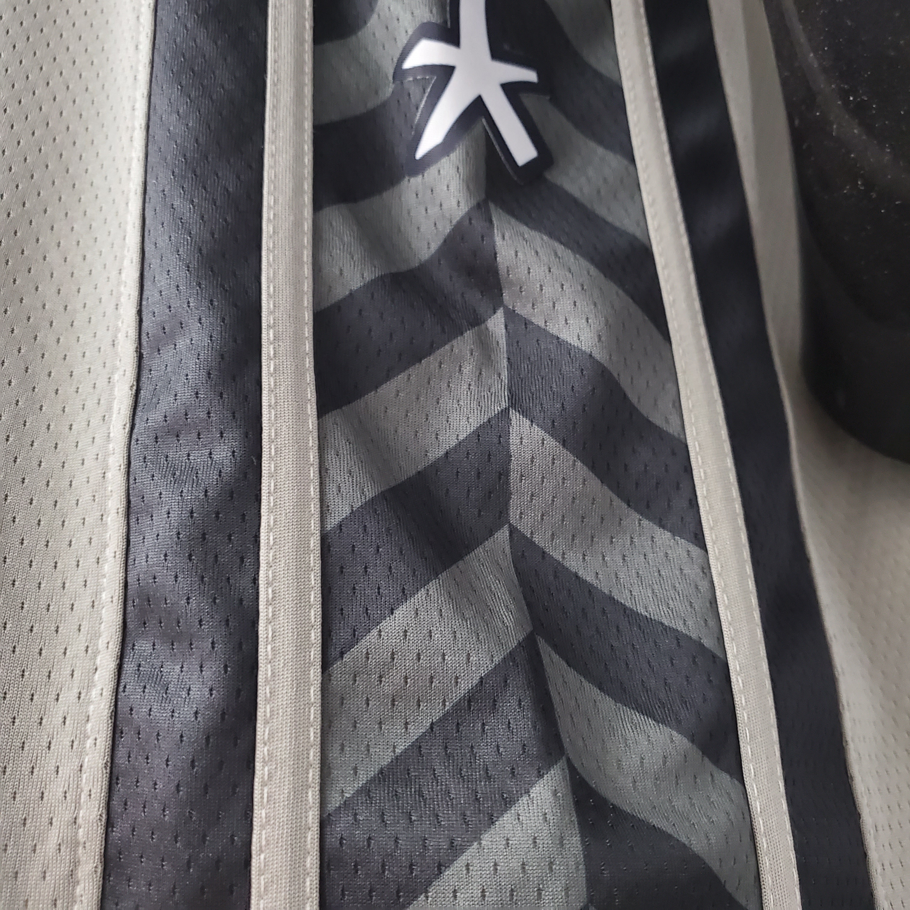 Kyrie Irving Brooklyn Nets Flying Man Swingman Jersey Gray