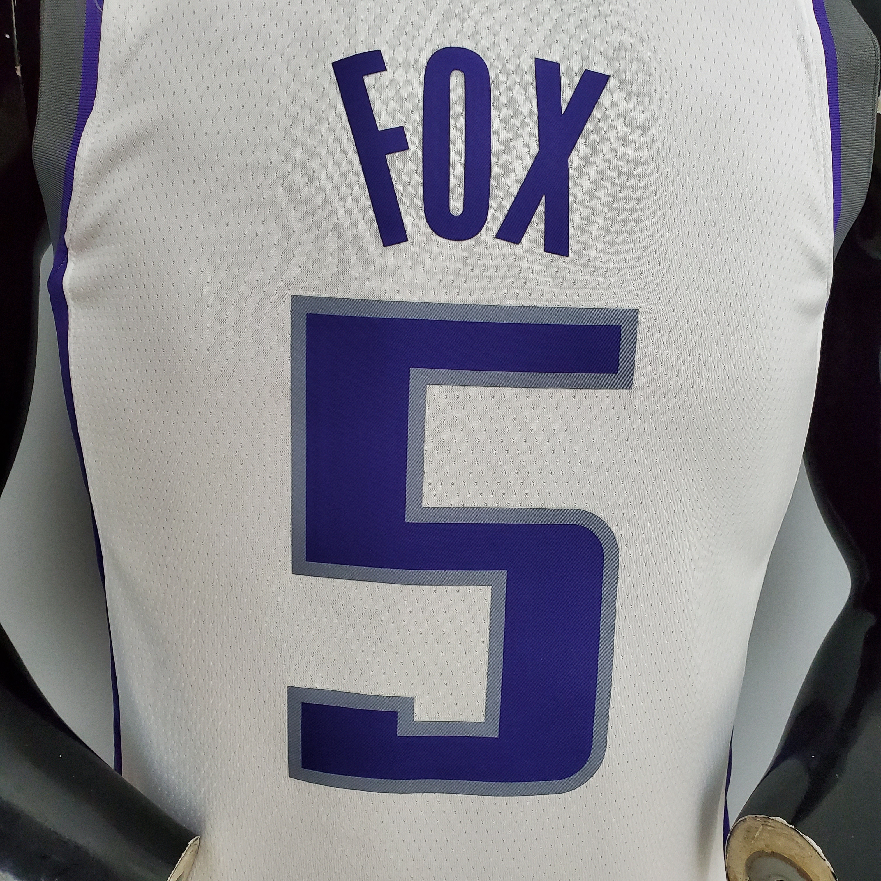 De'Aaron Fox Sacramento Kings 75th Anniversary Swingman Jersey White