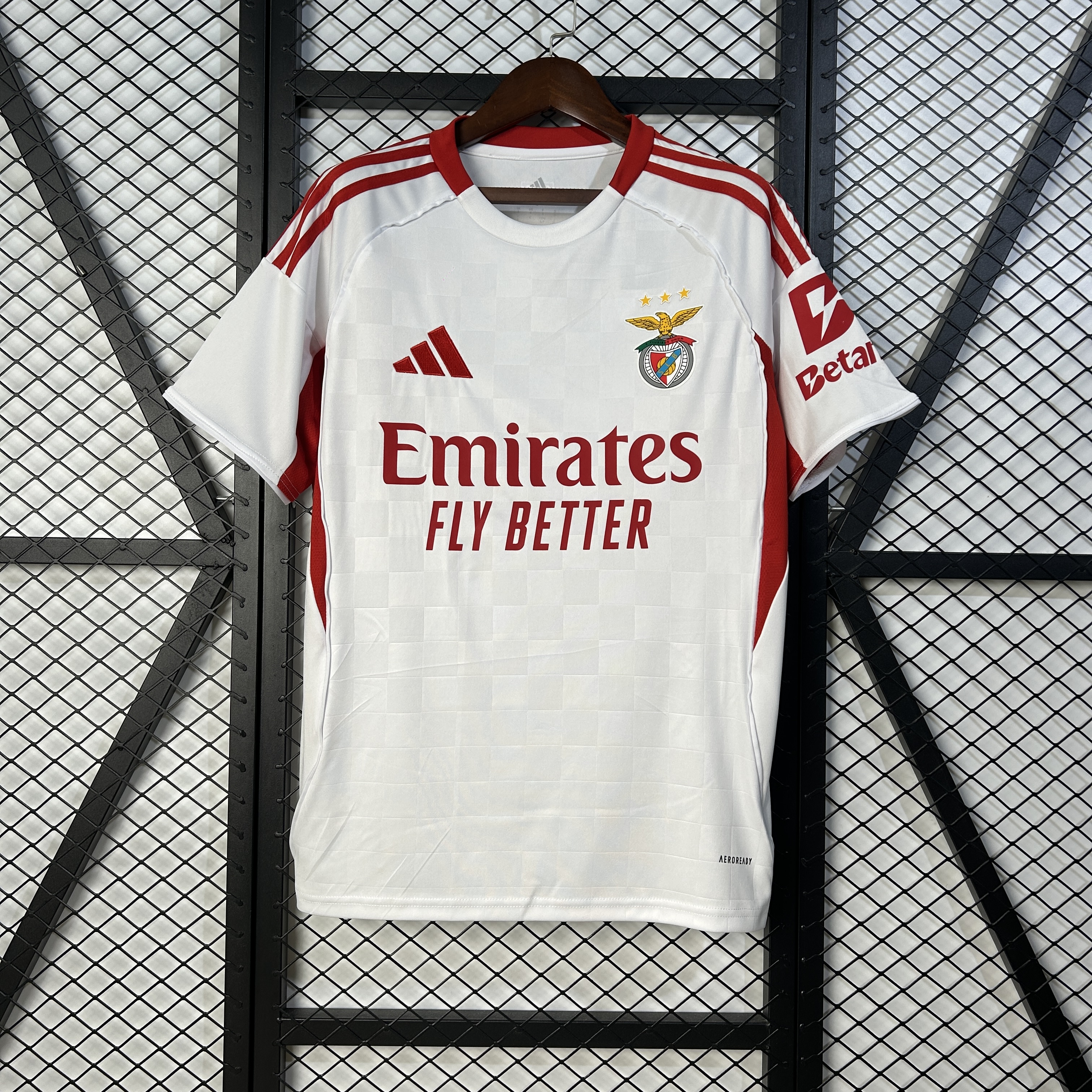 SL Benfica White Away Man Jersey 25/26