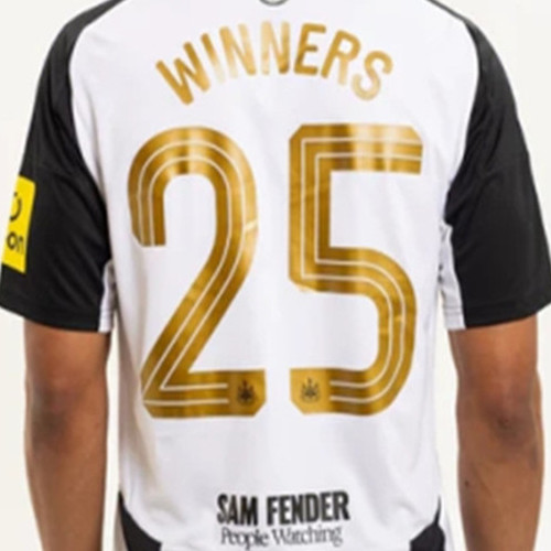 Newcastle United Man Home Carabao Cup 2025 Winners Shirt