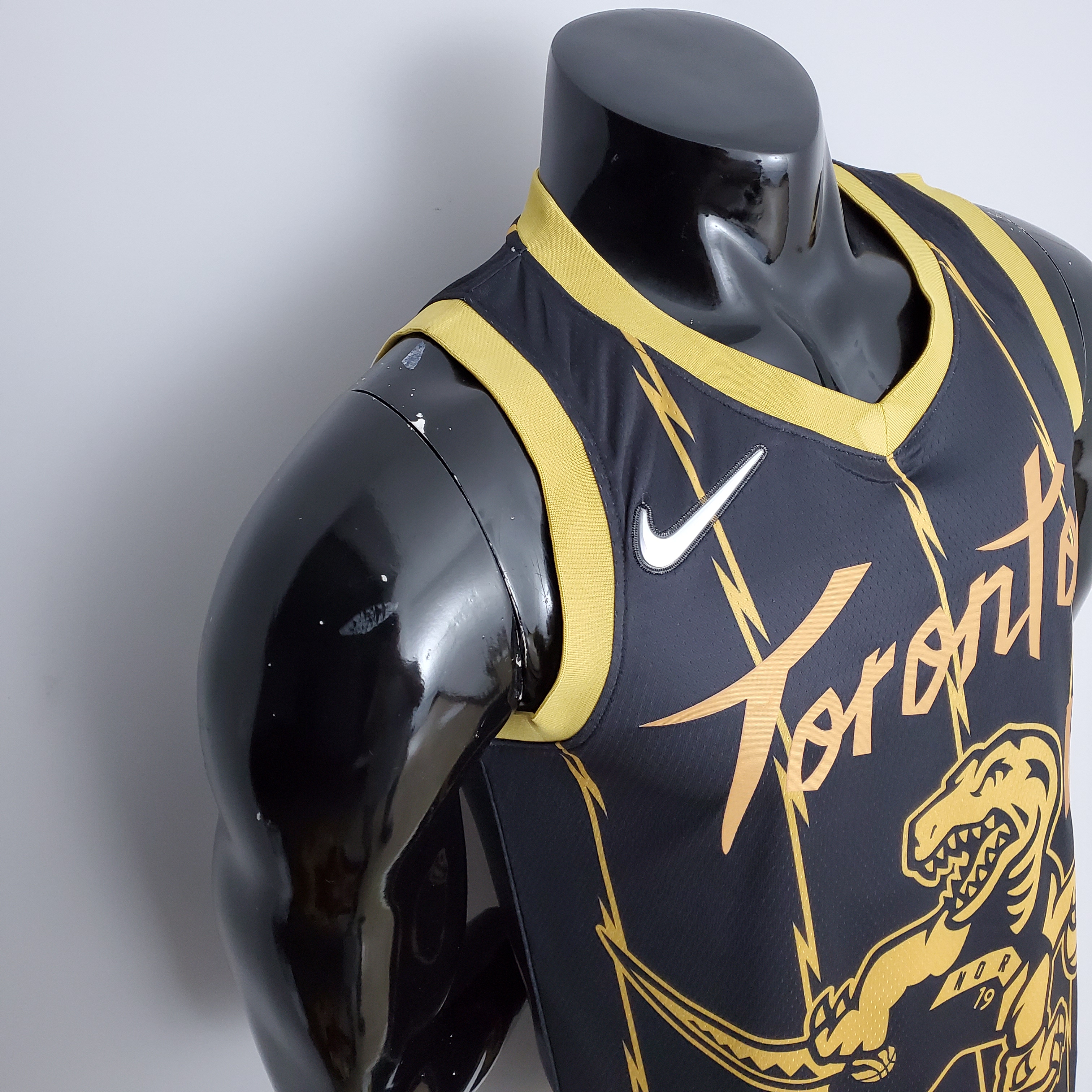 Pascal Siakam Toronto Raptors 2022 City Edition Swingman Jersey Black Gold