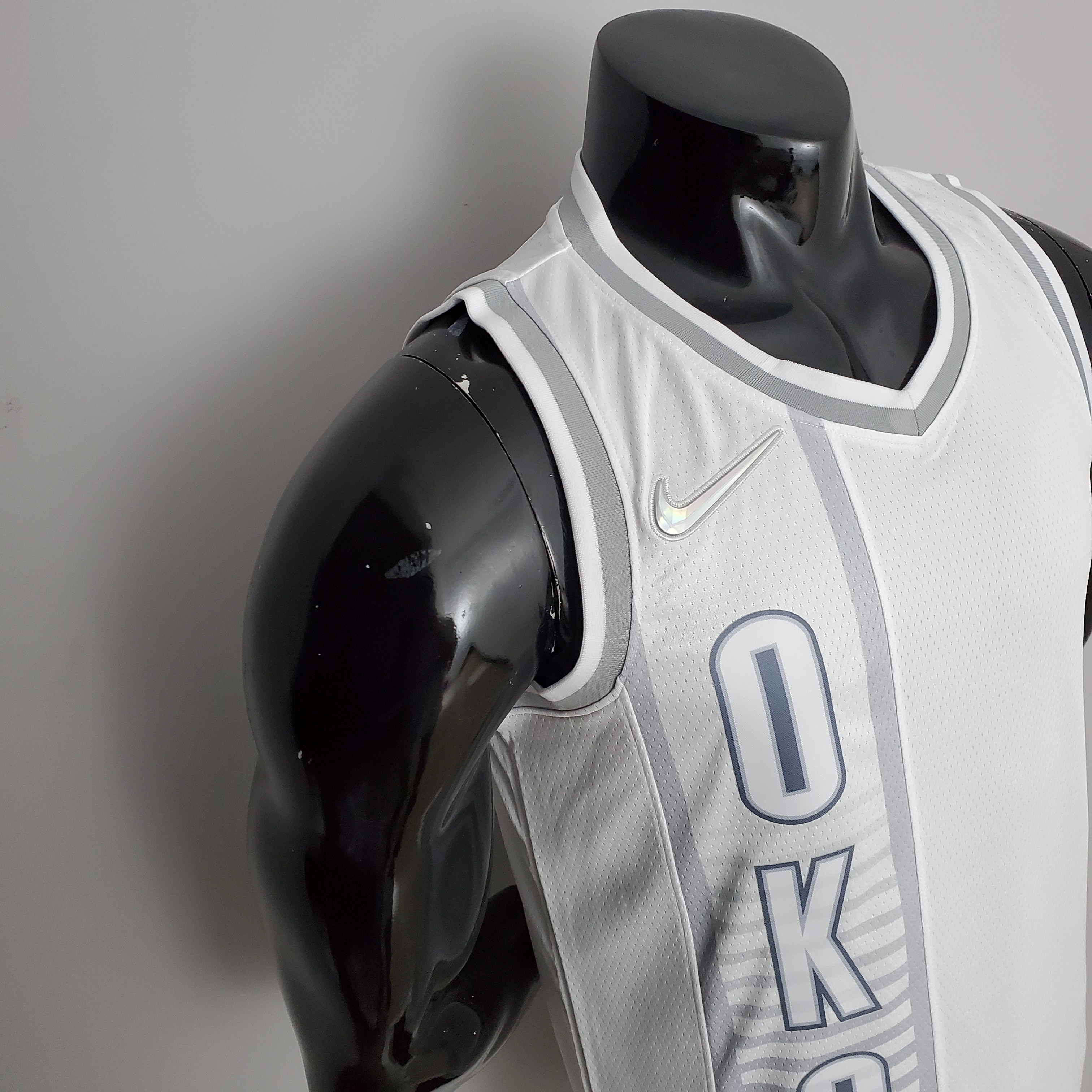 Russell Westbrook Oklahoma City Thunder 75th Anniversary 2022 City Edition Swingman Jersey White