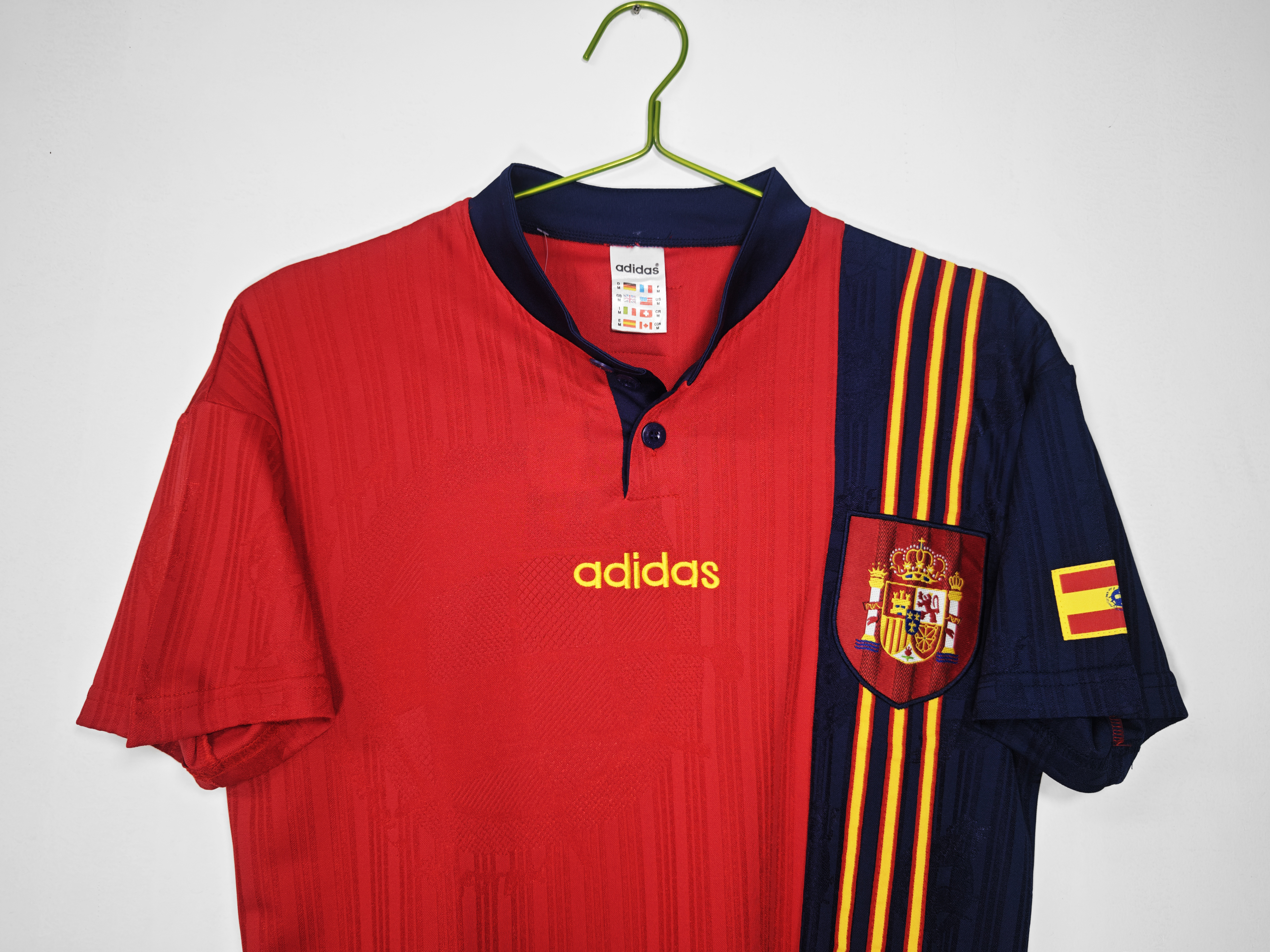 Spain Home Retro Jersey 1996