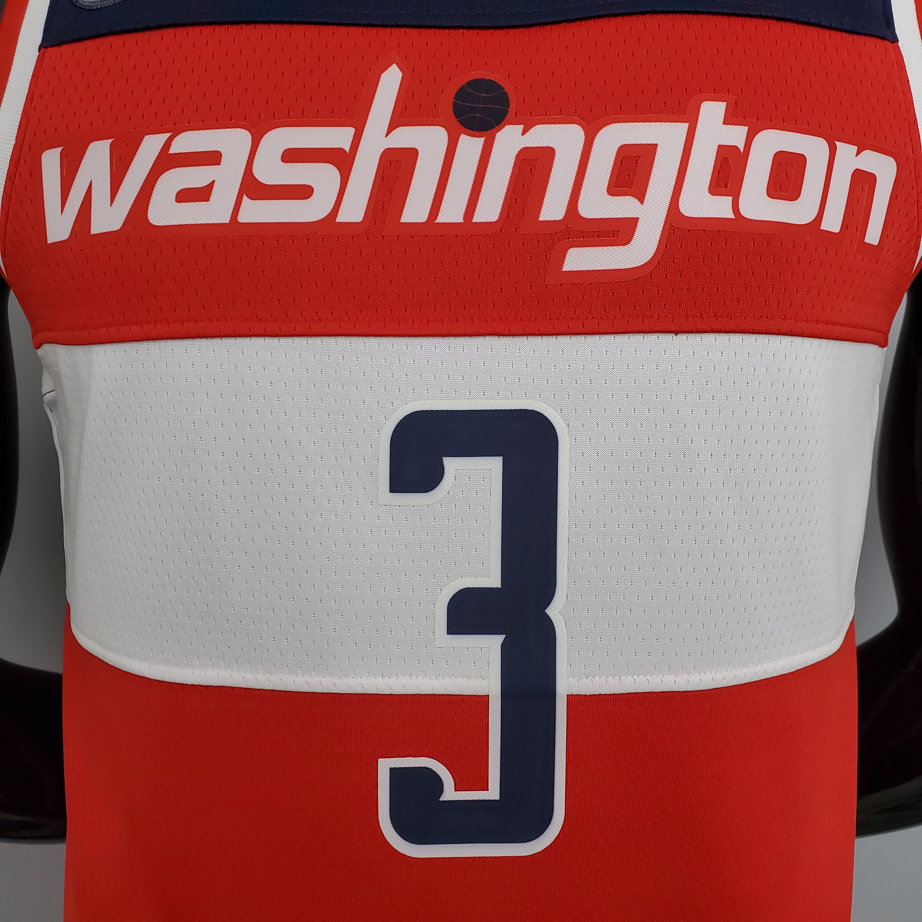 Bradley Beal Washington Wizards 75th Anniversary Swingman Jersey Red White and Blue