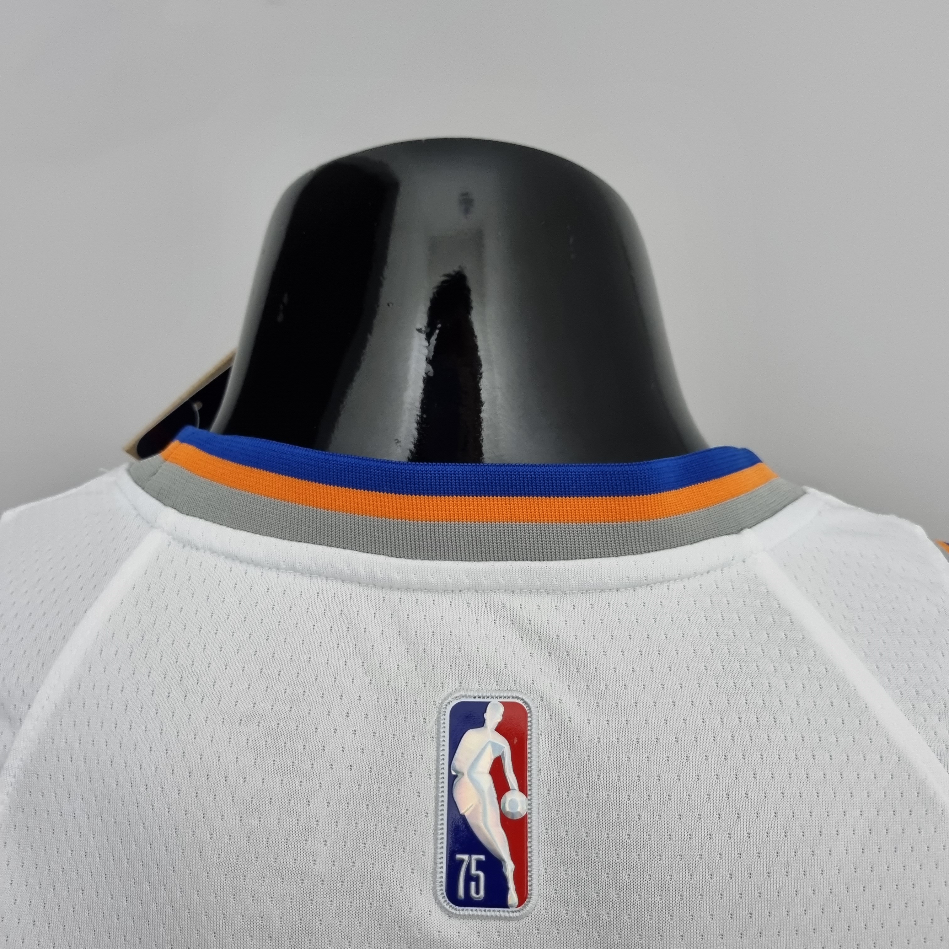 RJ Barrett New York Knicks 75th Anniversary Swingman Jersey White
