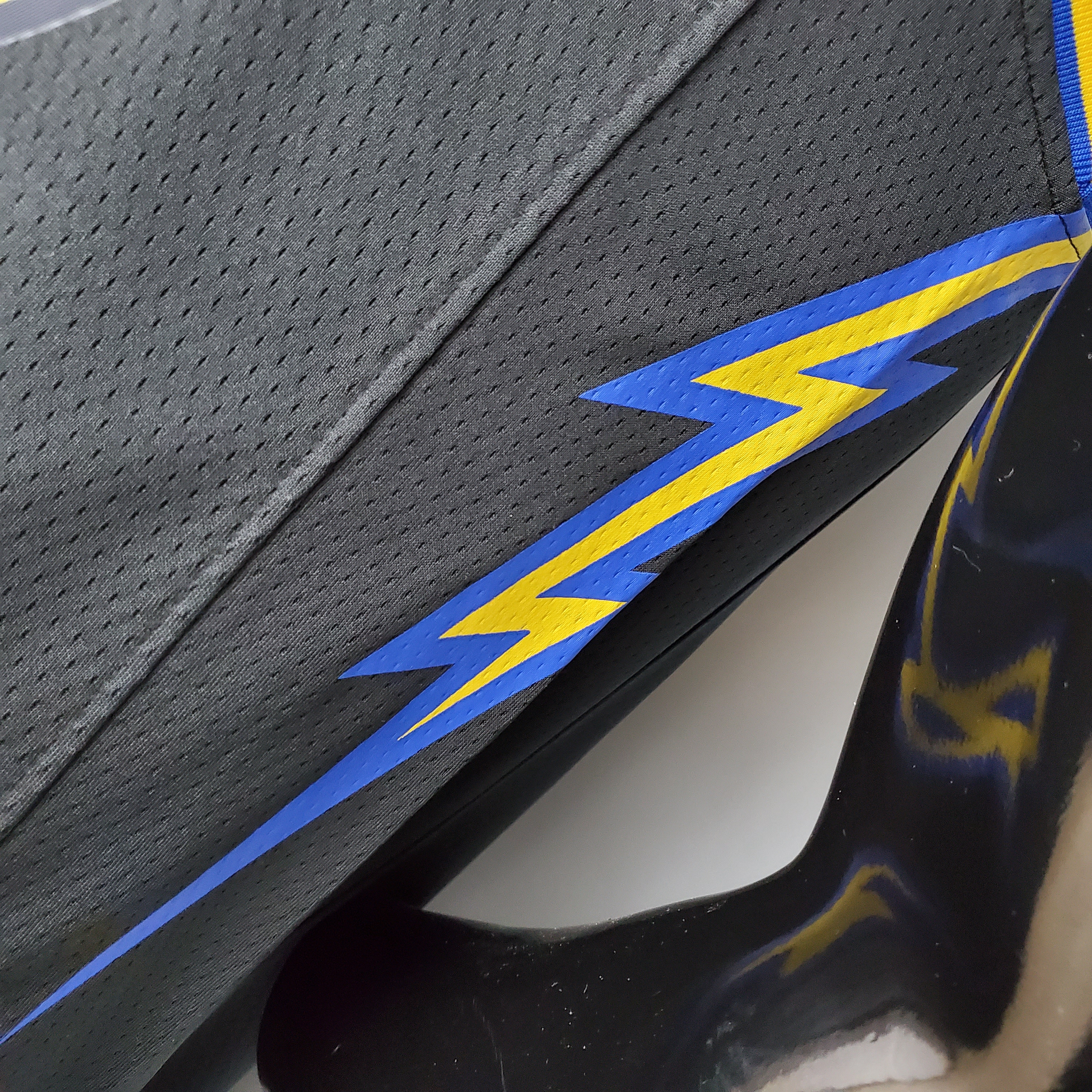 Stephen Curry Golden State Warriors 75th Anniversary Swingman Jersey Black