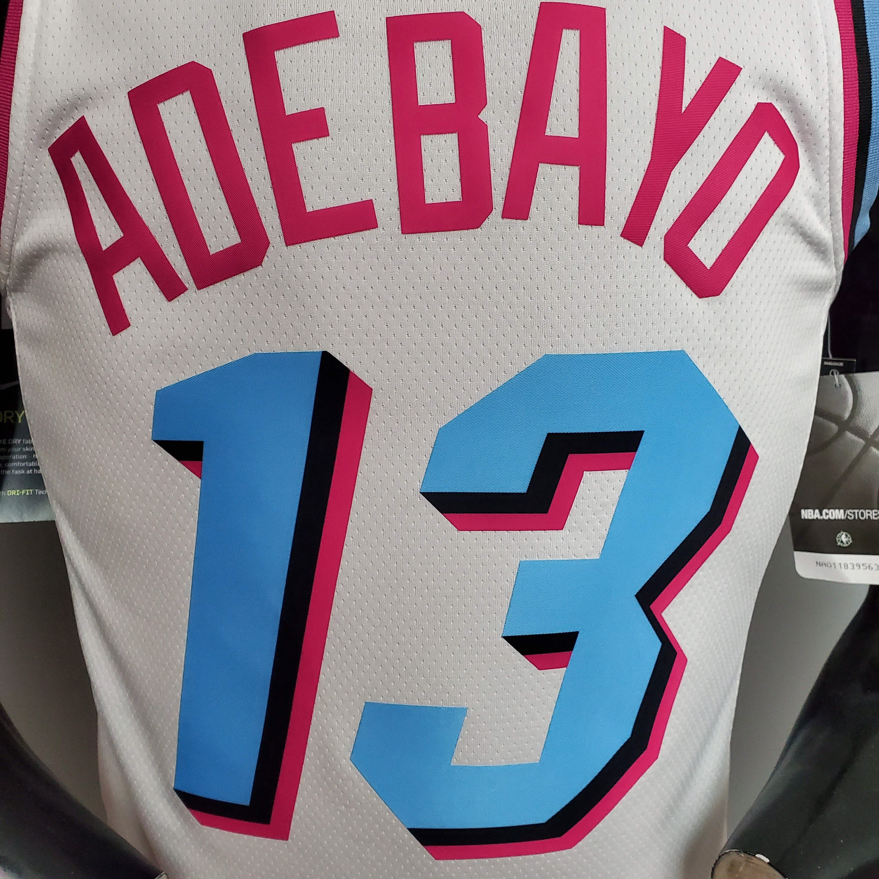 Bam Adebayo Miami Heat Swingman Jersey White