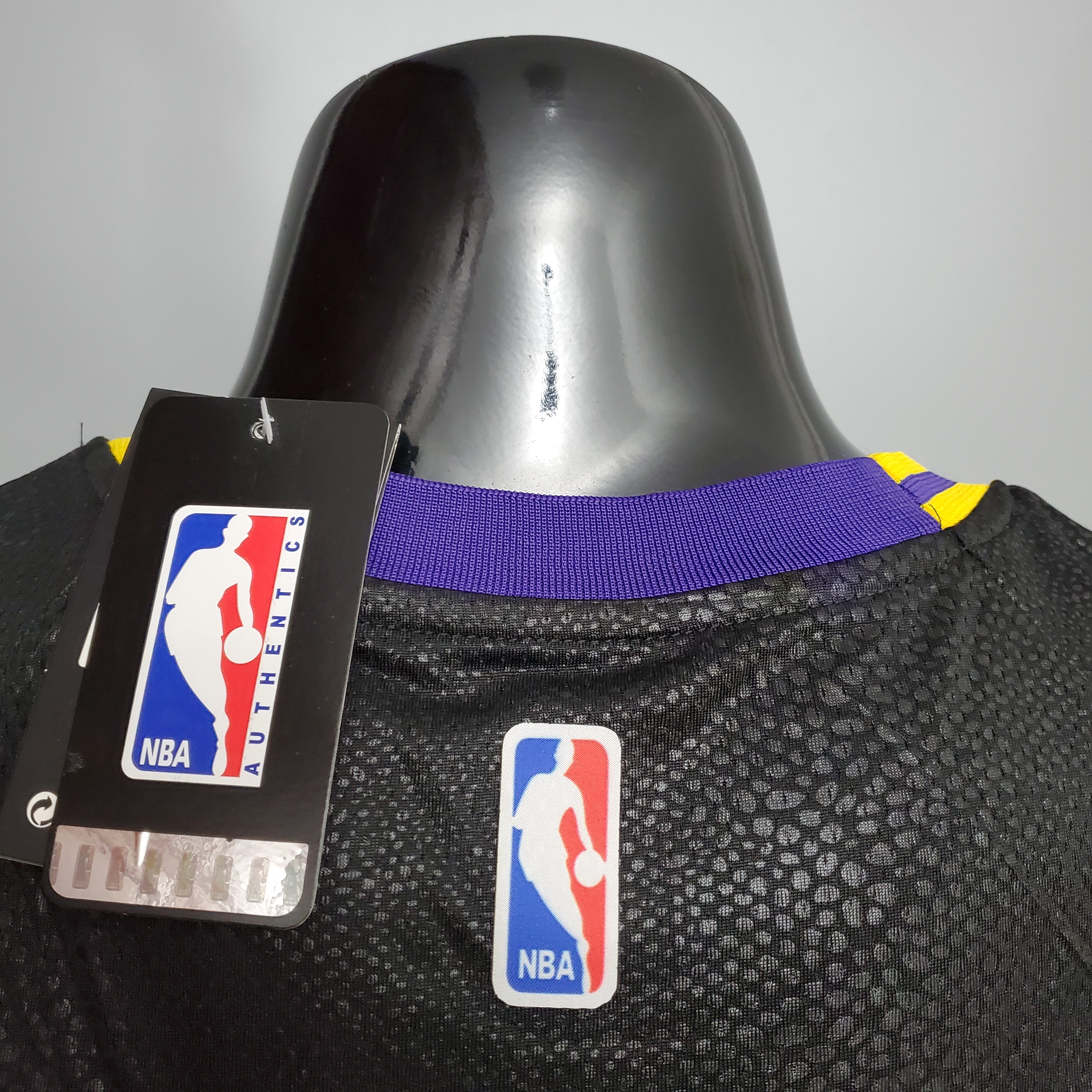 Retro Kobe Bryant #8 & #24 Swingman Jersey Black
