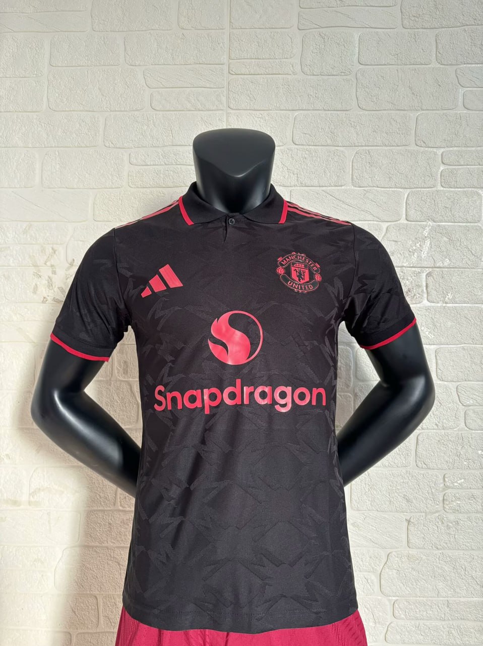 Manchester United Black Player Jersey 25/26