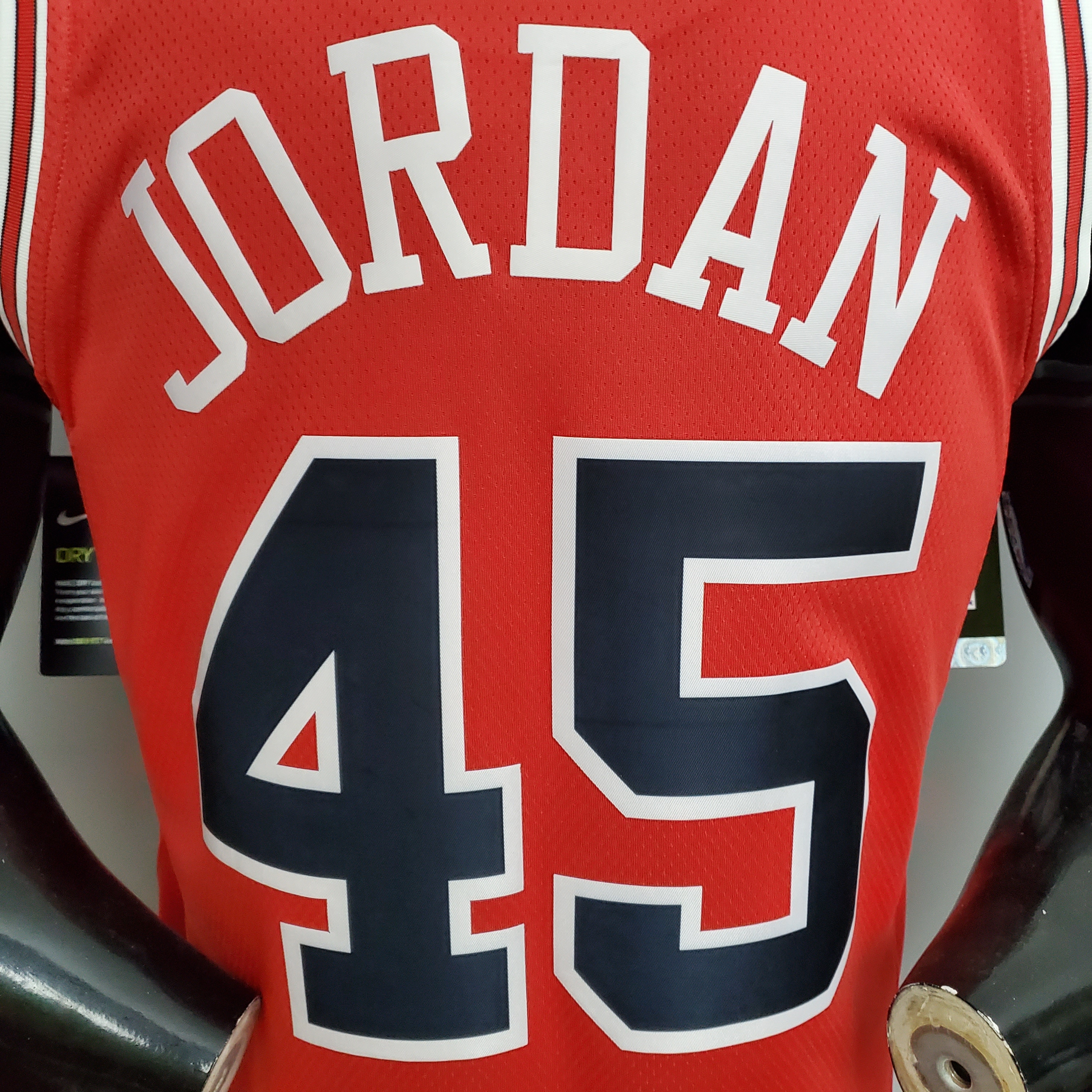 Michael Jordan Chicago Bulls Swingman Jersey Red