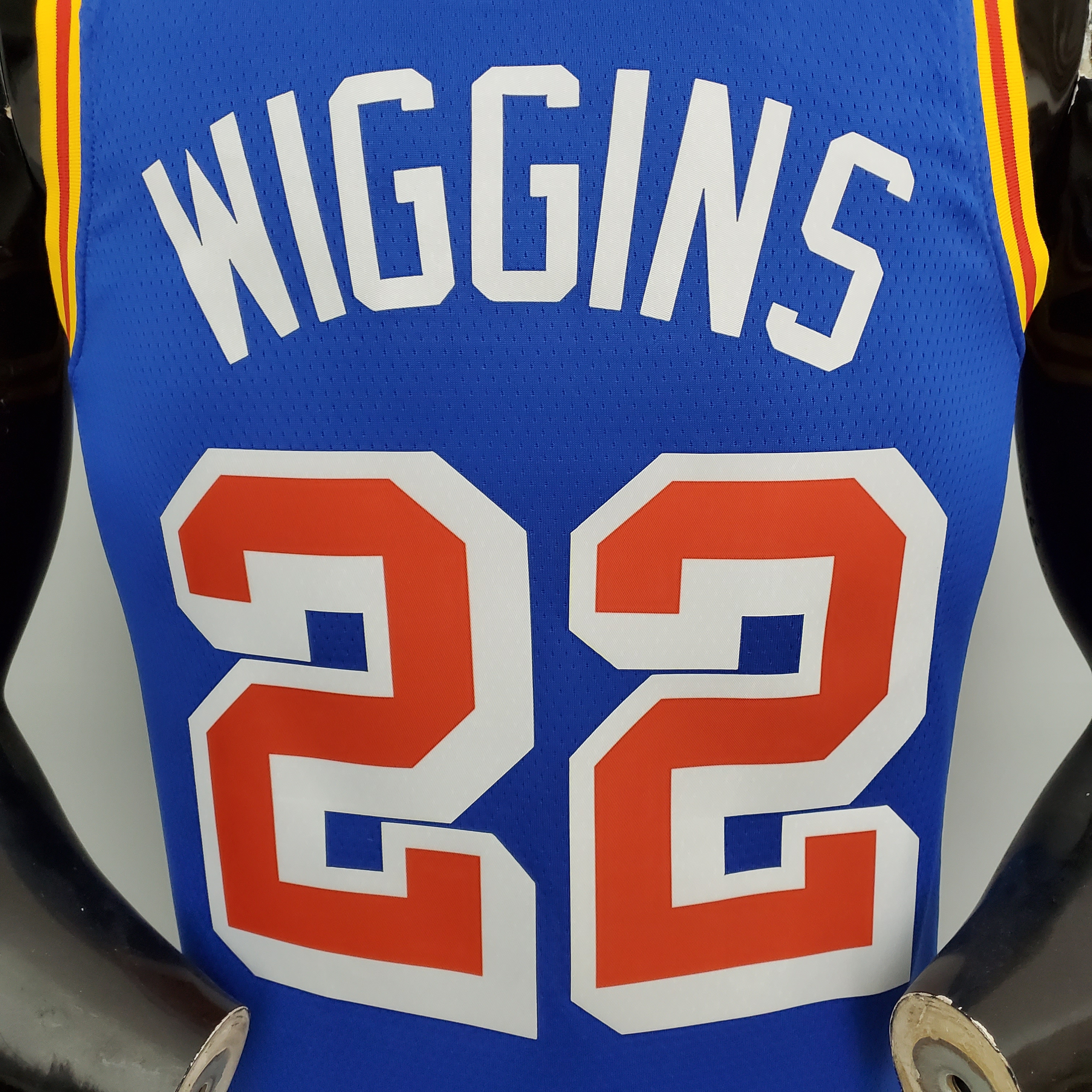 Andrew Wiggins Golden State Warriors 75th Anniversary Swingman Jersey Retro Blue