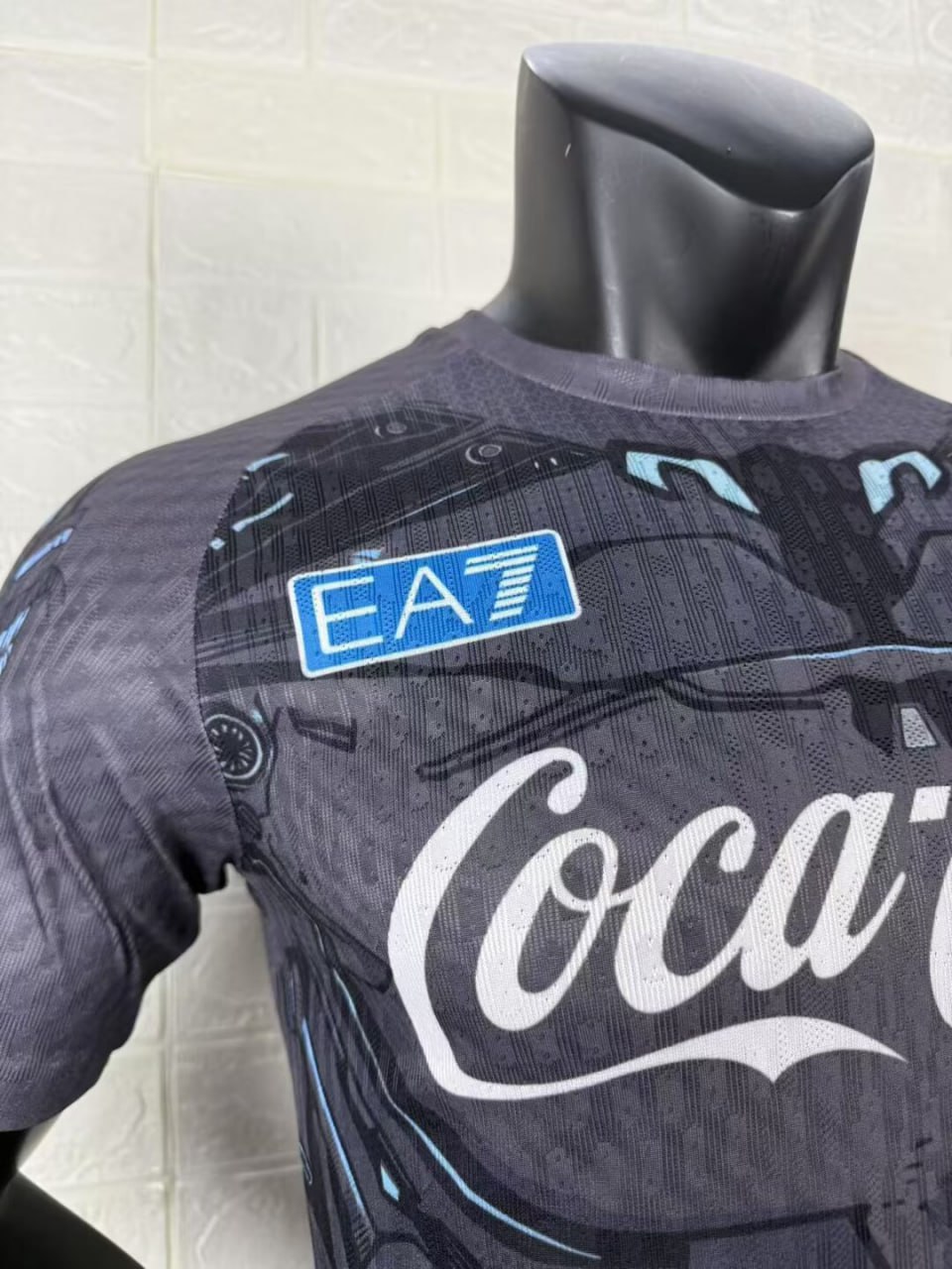 Napoli Gray Training  Man Player Jersey 25/26