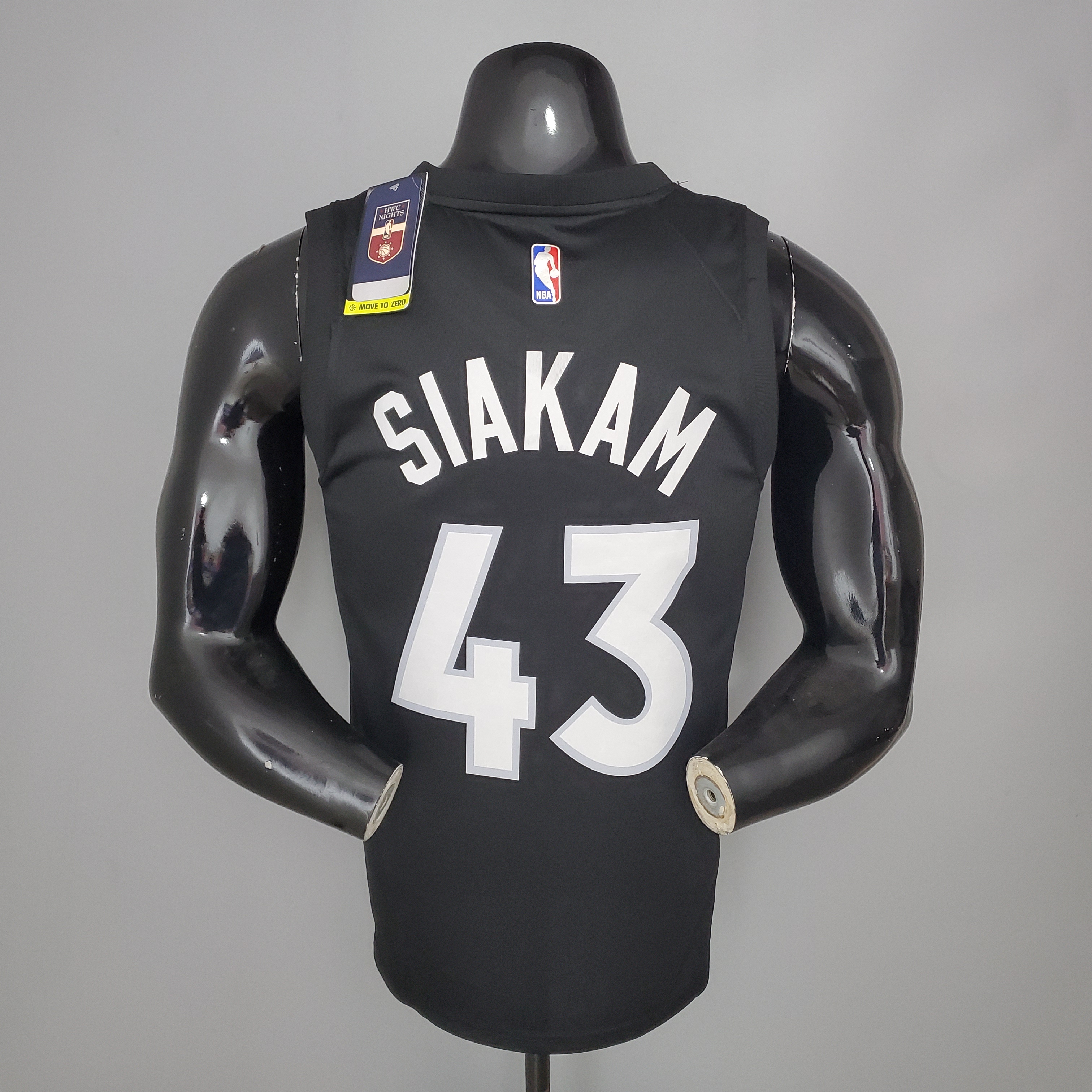Pascal Siakam Toronto Raptors Bonus Edition 2020/21 Swingman Jersey Black and Purple