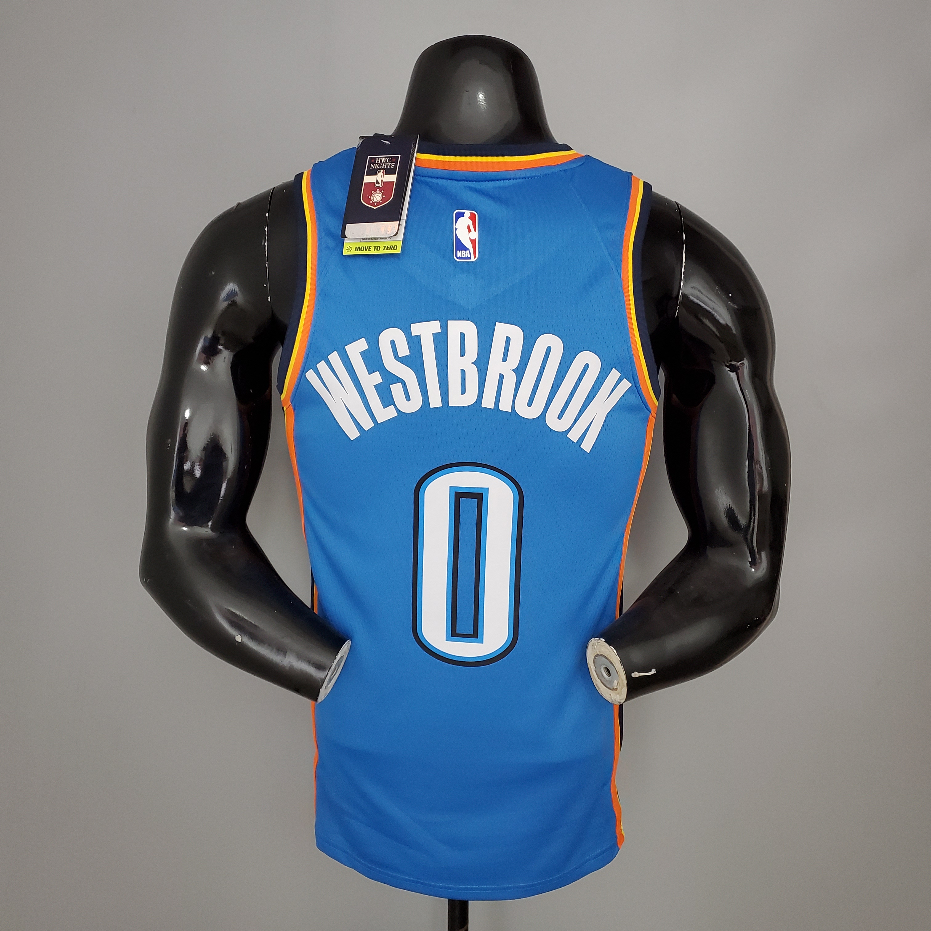 Russell Westbrook Oklahoma City Thunder Swingman Jersey Blue