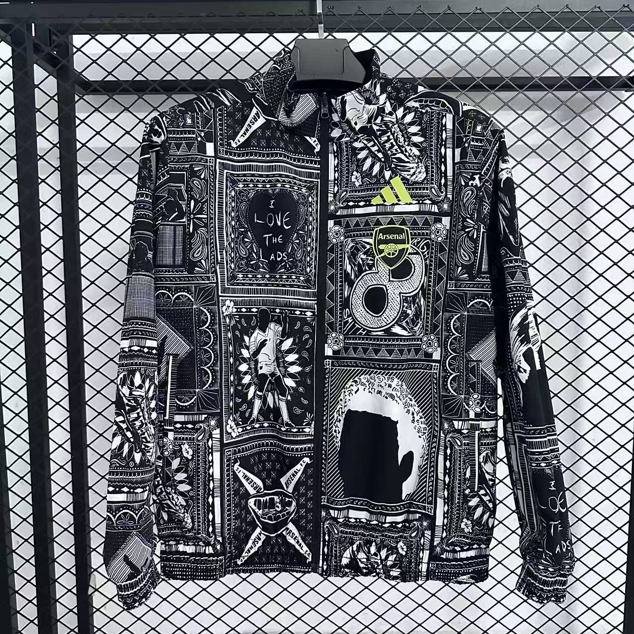 Arsenal Double-Sided Training Windbreaker 2025