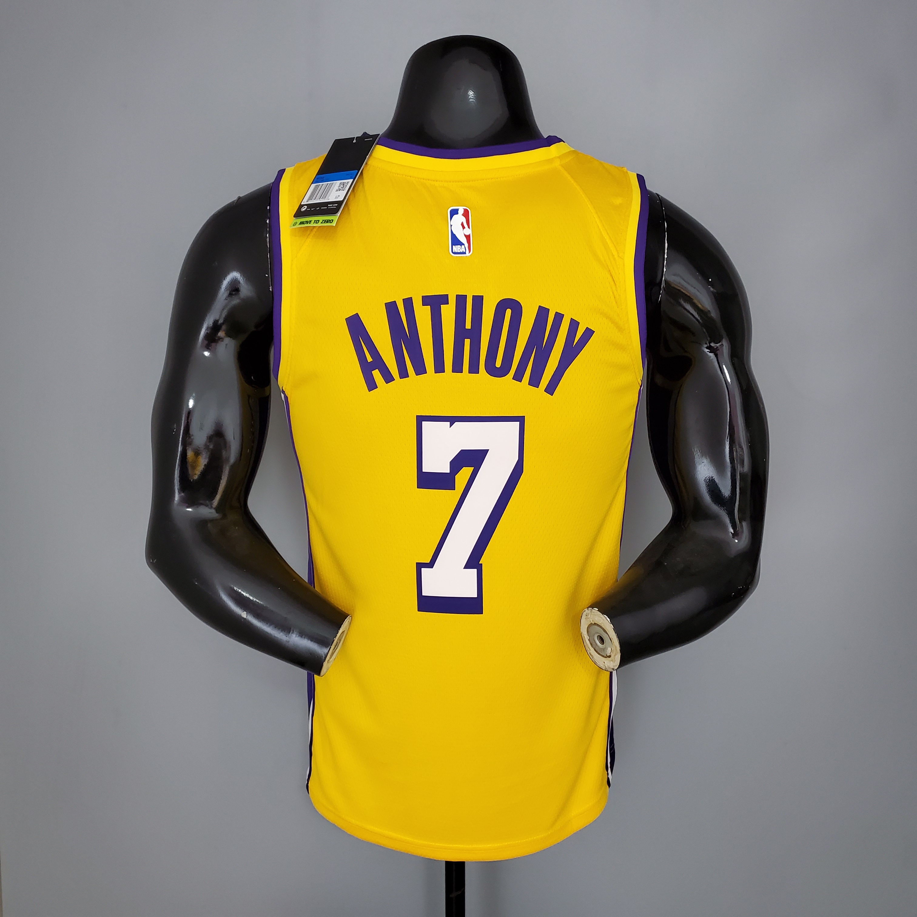 Carmelo Anthony Los Angeles Lakers 2020/21 Swingman Jersey Yellow