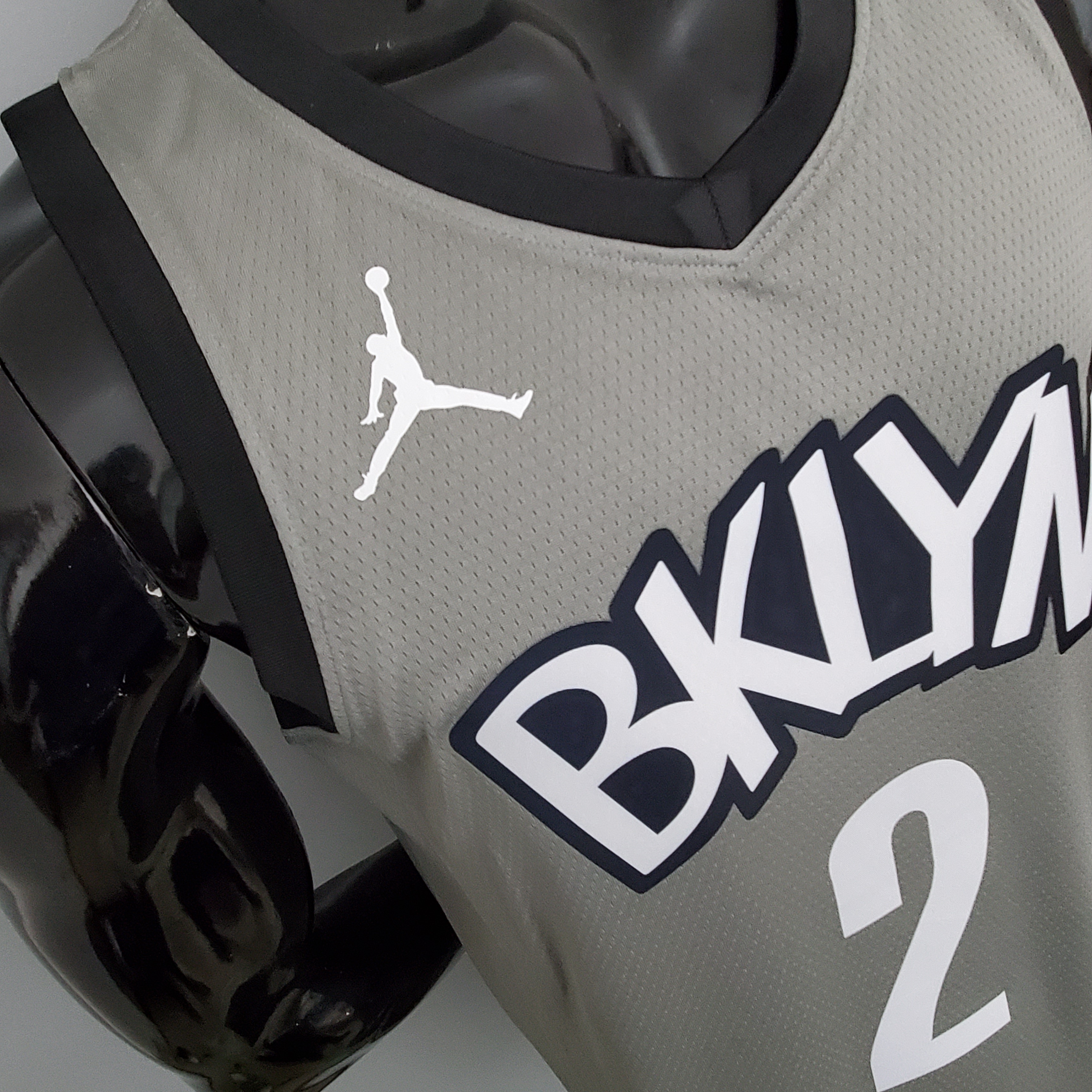 Blake Griffin Brooklyn Nets Flying Man Swingman Jersey Gray