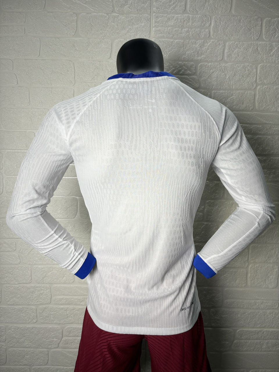 England Women's Team Euro 2025 Home Long Sleeve Player Version Man Jersey